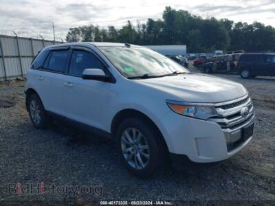 2014 Ford EDGE SEL, белый — VIN 2FMDK3JC0EBB10313, IAAI