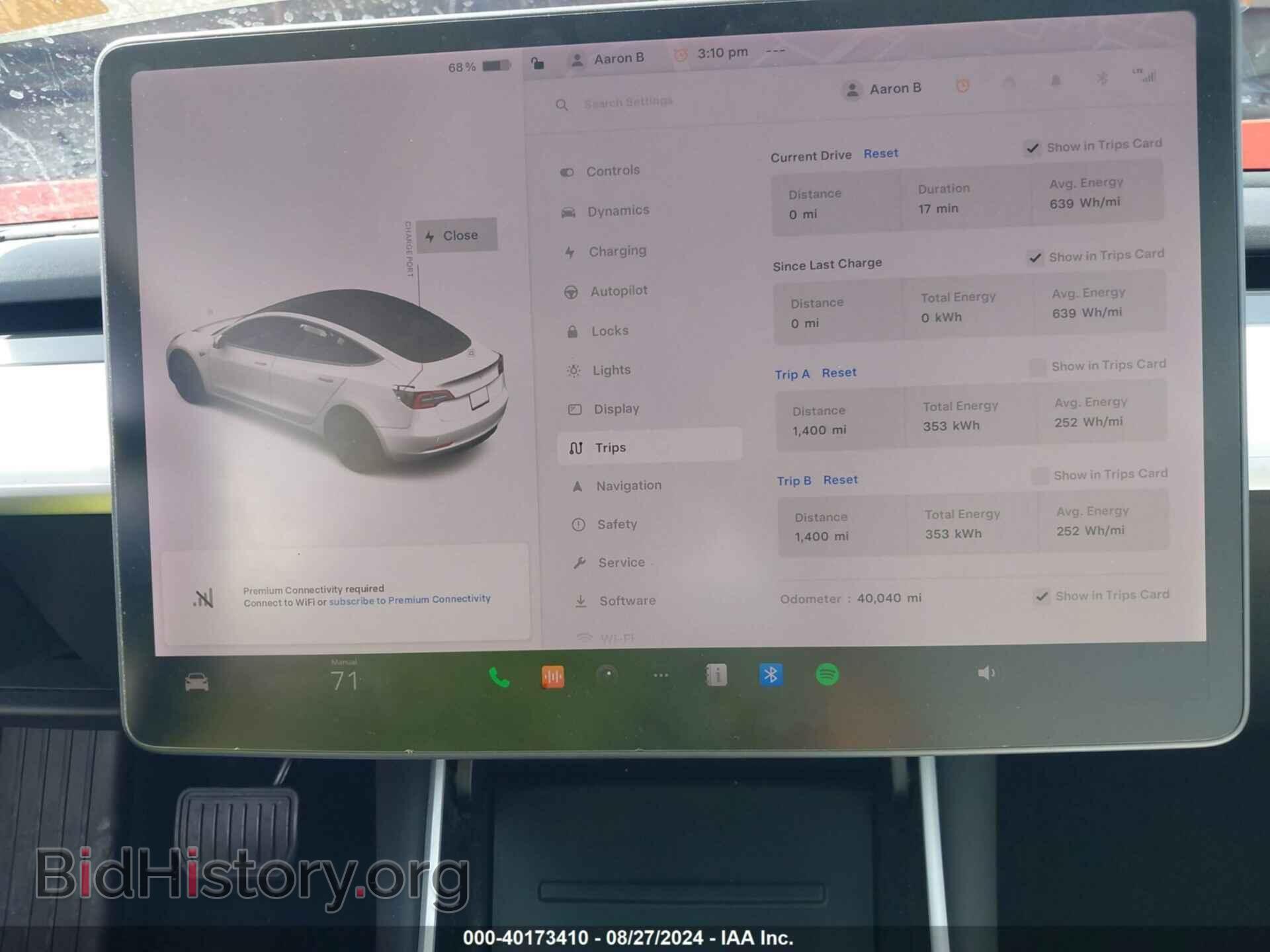 2019 TESLA MODEL 3 - VIN: 5YJ3E1EA7KF407601 - Фото 7
