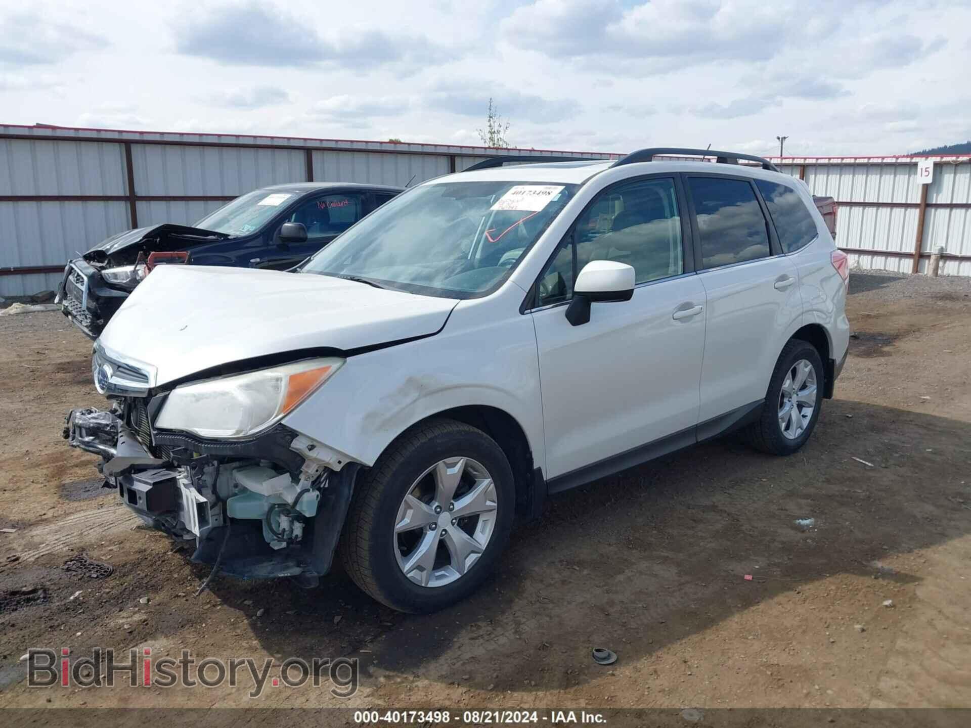 2014 SUBARU FORESTER - VIN: JF2SJAJC2EH525558 - Фото 2