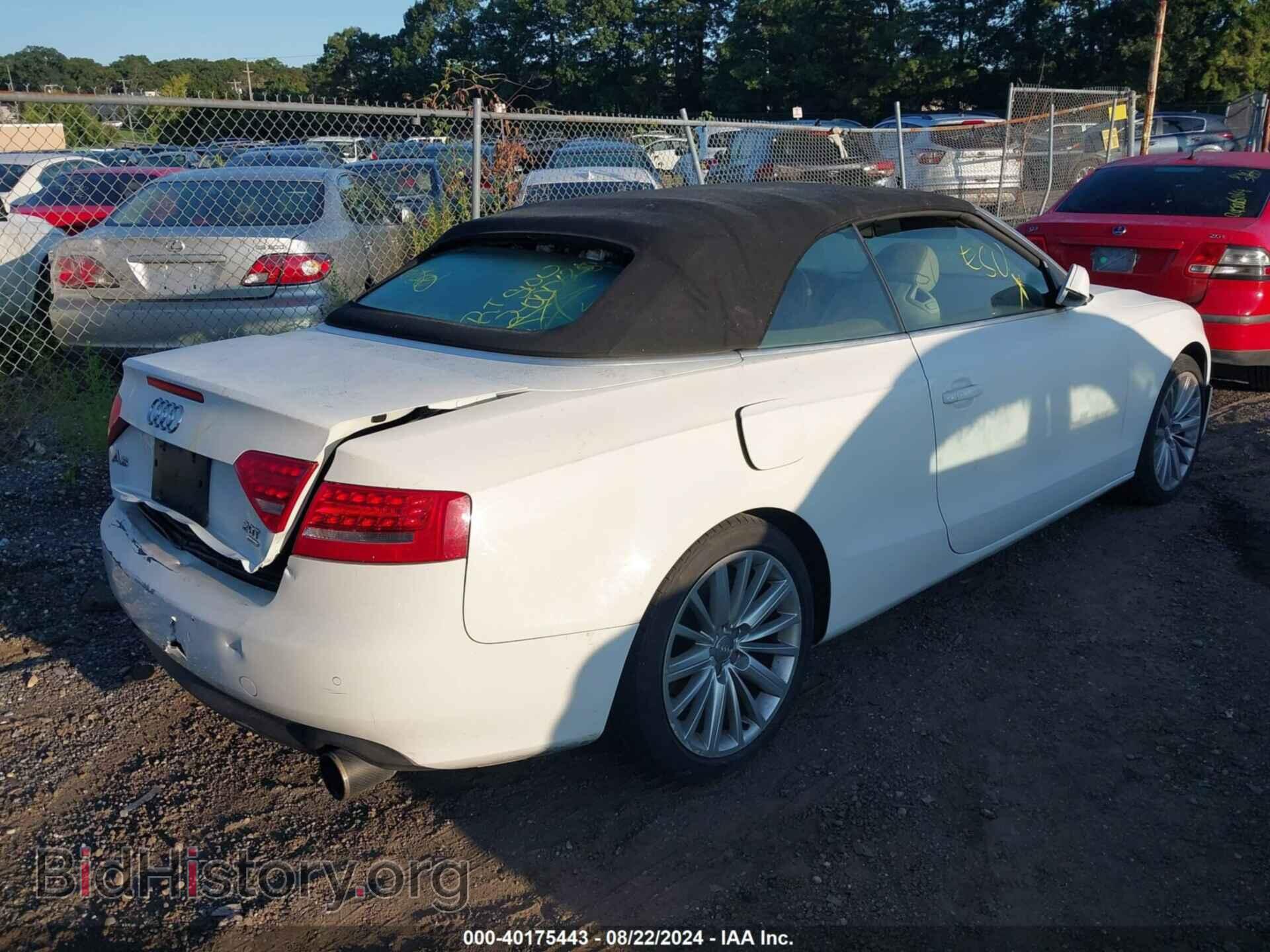 2011 AUDI A5 - VIN: WAULFAFH1BN009470 - Фото 4