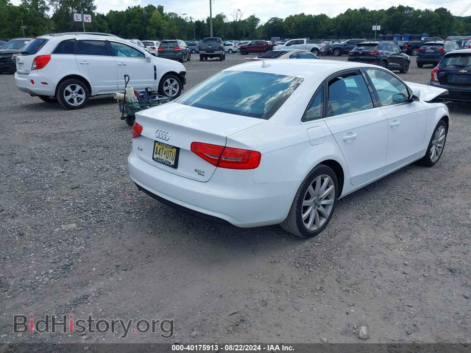 2013 AUDI A4 - VIN: WAUFFAFL3DA165098 - Фото 4