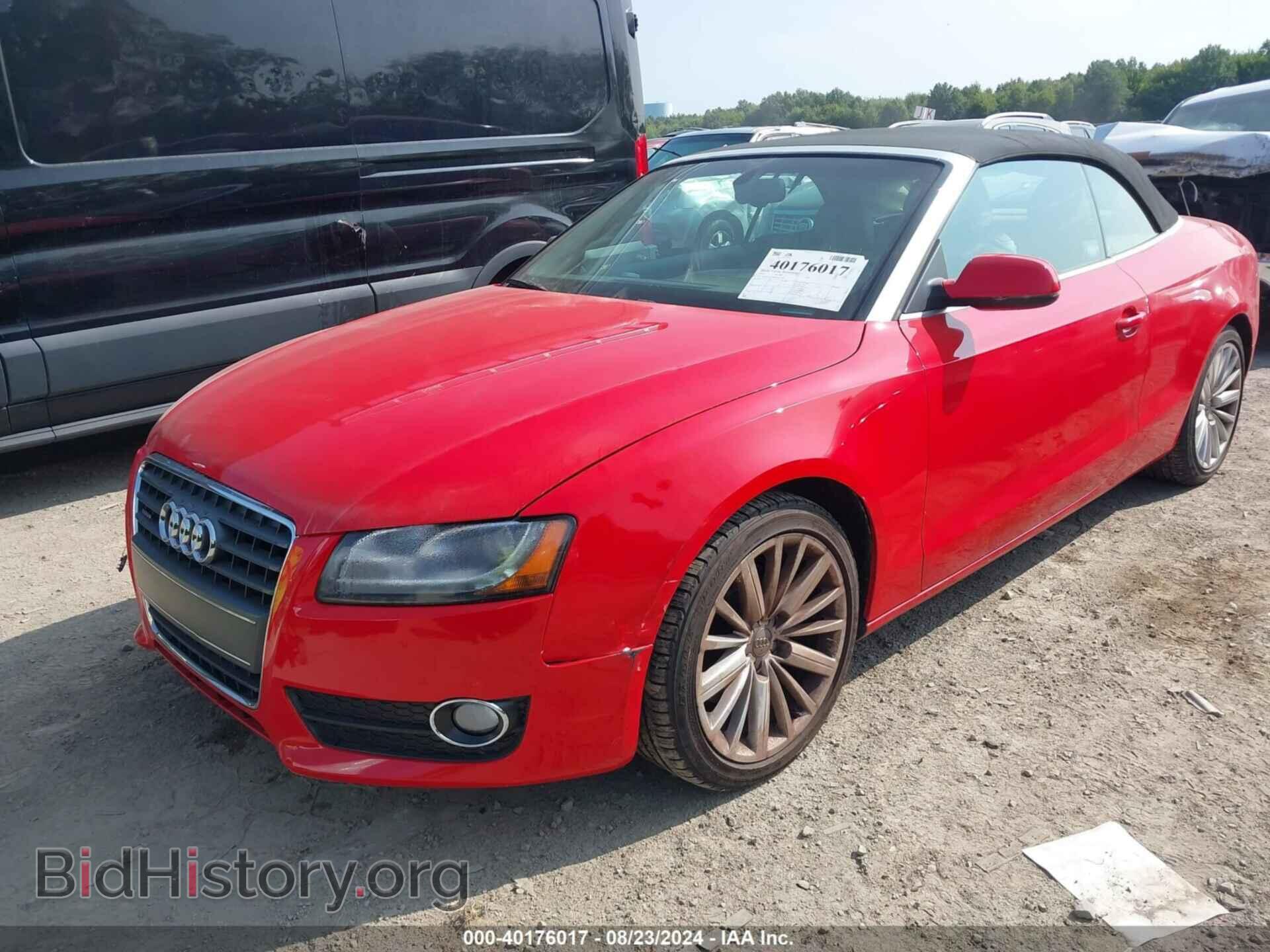 2011 AUDI A5 - VIN: WAULFAFH8BN017730 - Фото 2
