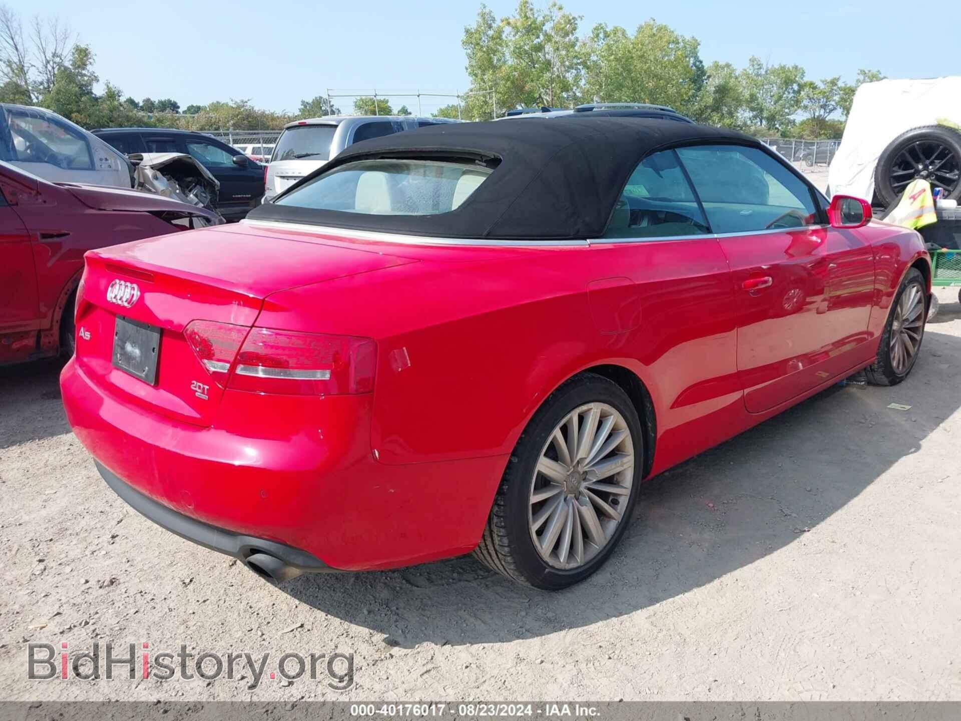 2011 AUDI A5 - VIN: WAULFAFH8BN017730 - Фото 4