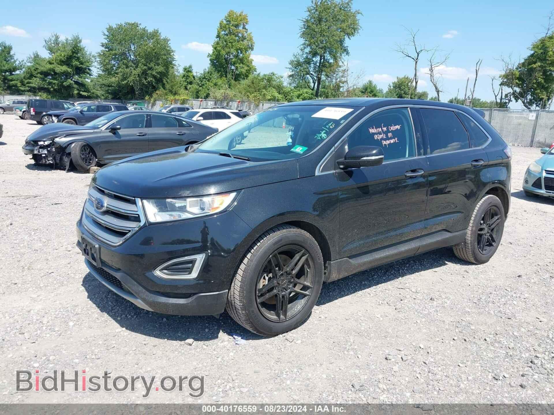 2015 FORD EDGE - VIN: 2FMTK4K86FBB50716 - Photo 2