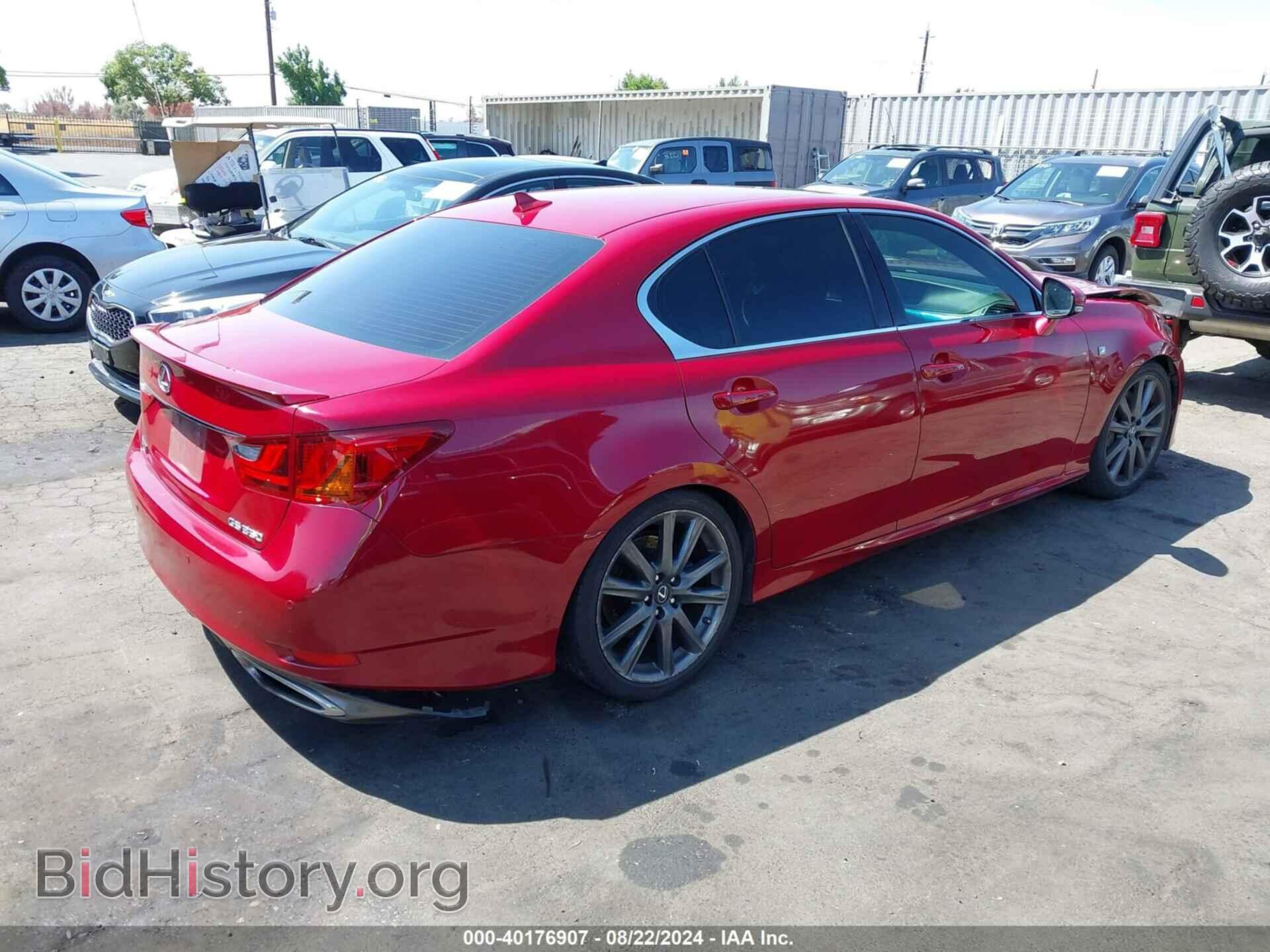 2013 LEXUS GS 350 - VIN: JTHBE1BL5D5021960 - Photo 4