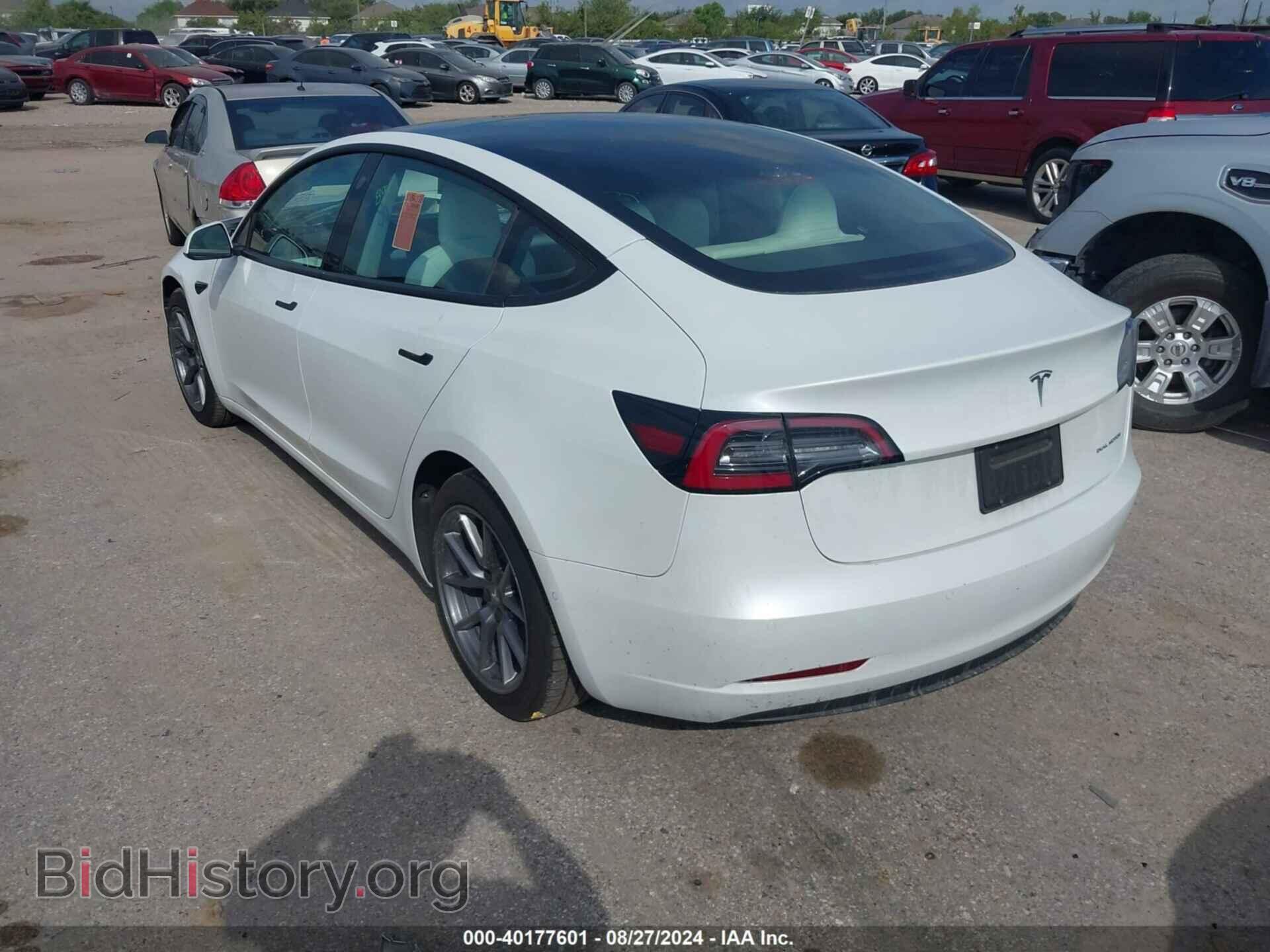 2021 TESLA MODEL 3 - VIN: 5YJ3E1EB4MF073054 - Фото 3