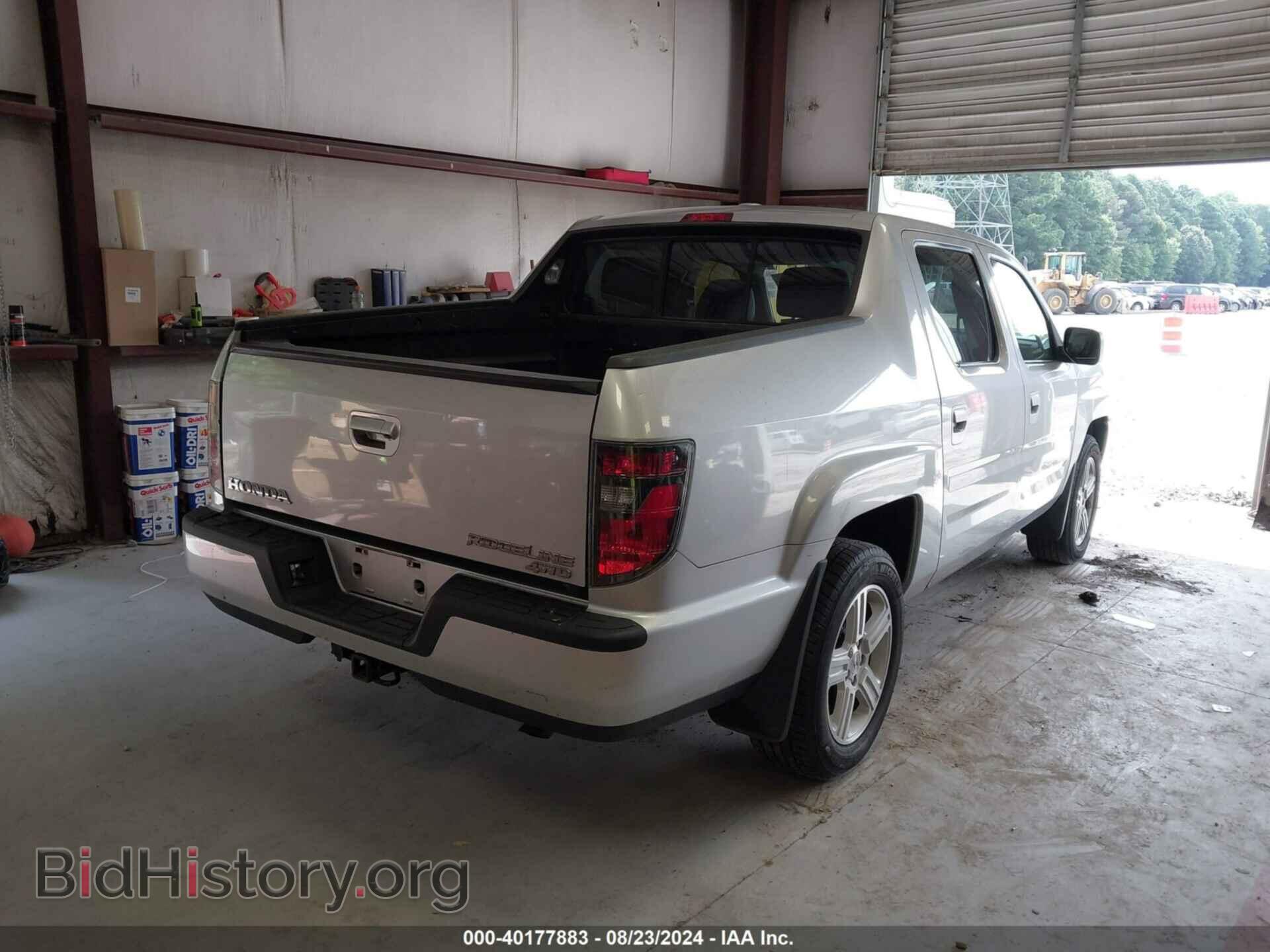 2013 HONDA RIDGELINE - VIN: 5FPYK1F52DB009982 - Фото 4