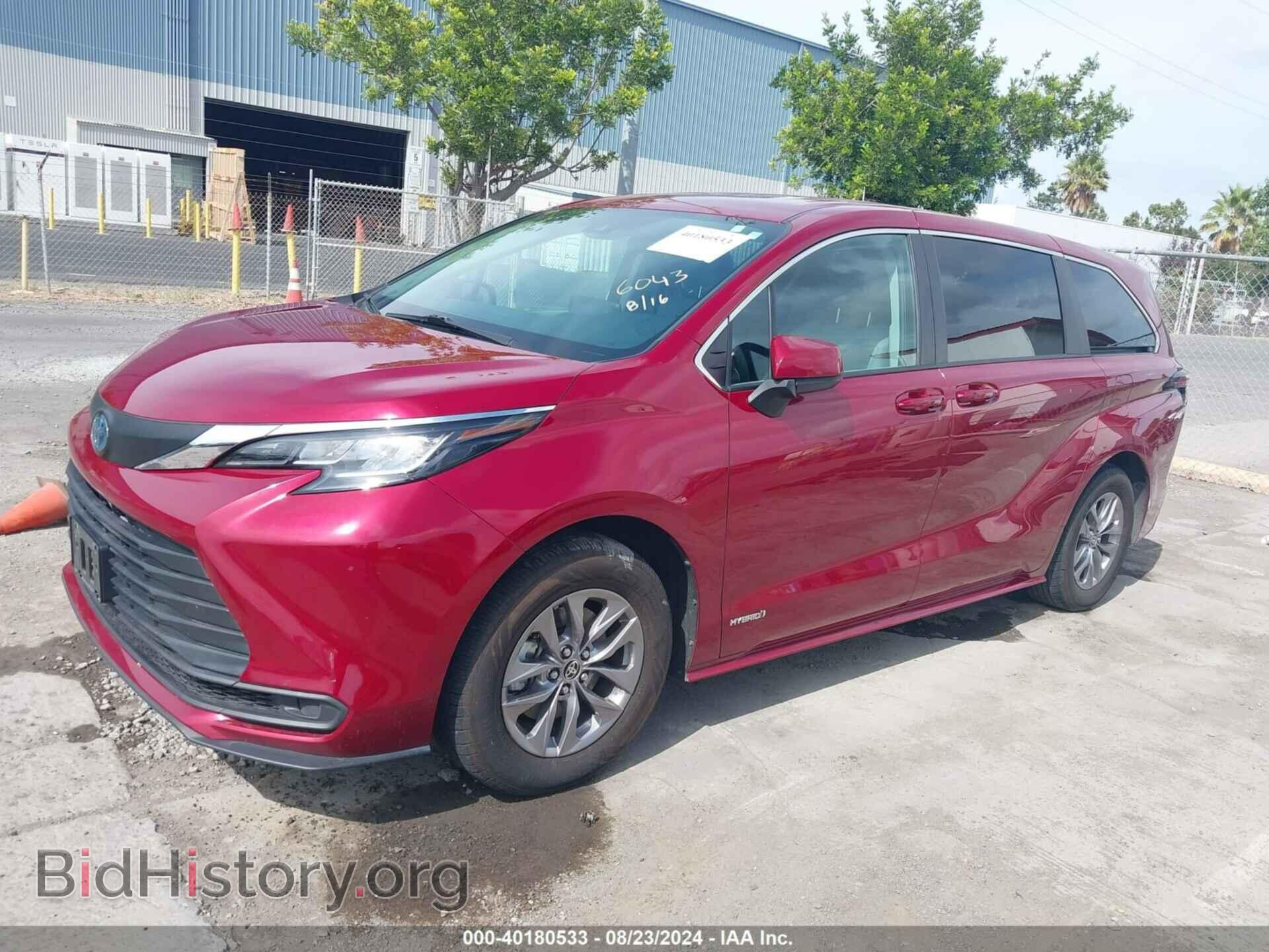 2021 TOYOTA SIENNA - VIN: 5TDKRKEC3MS030108 - Фото 2