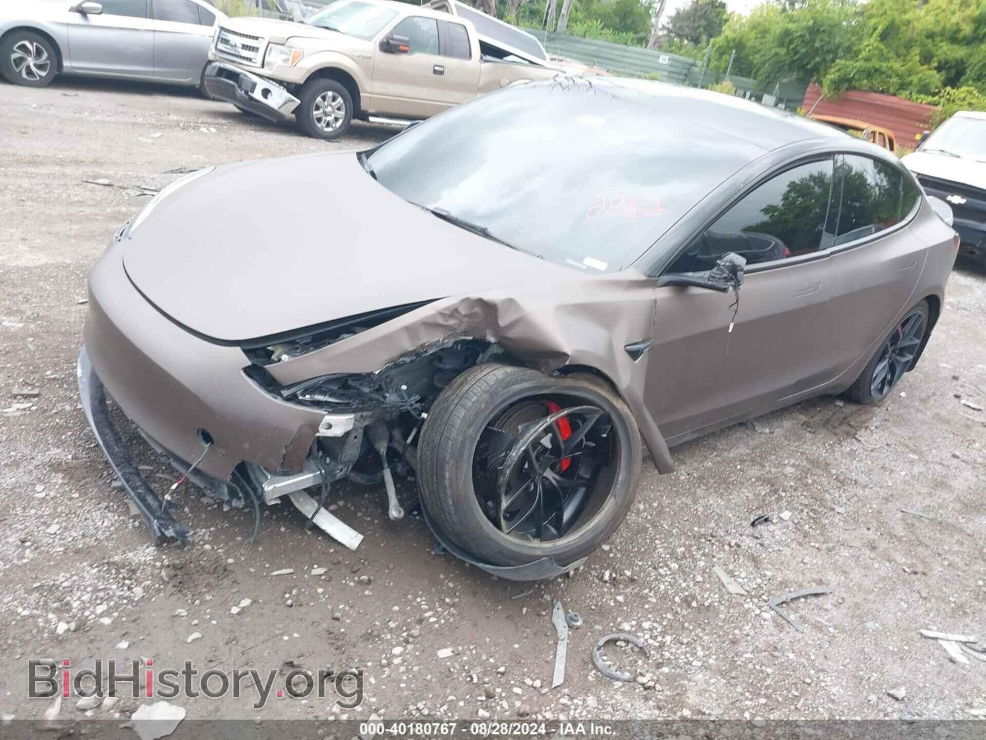 2023 TESLA MODEL 3 - VIN: 5YJ3E1EC7PF412922 - Фото 2