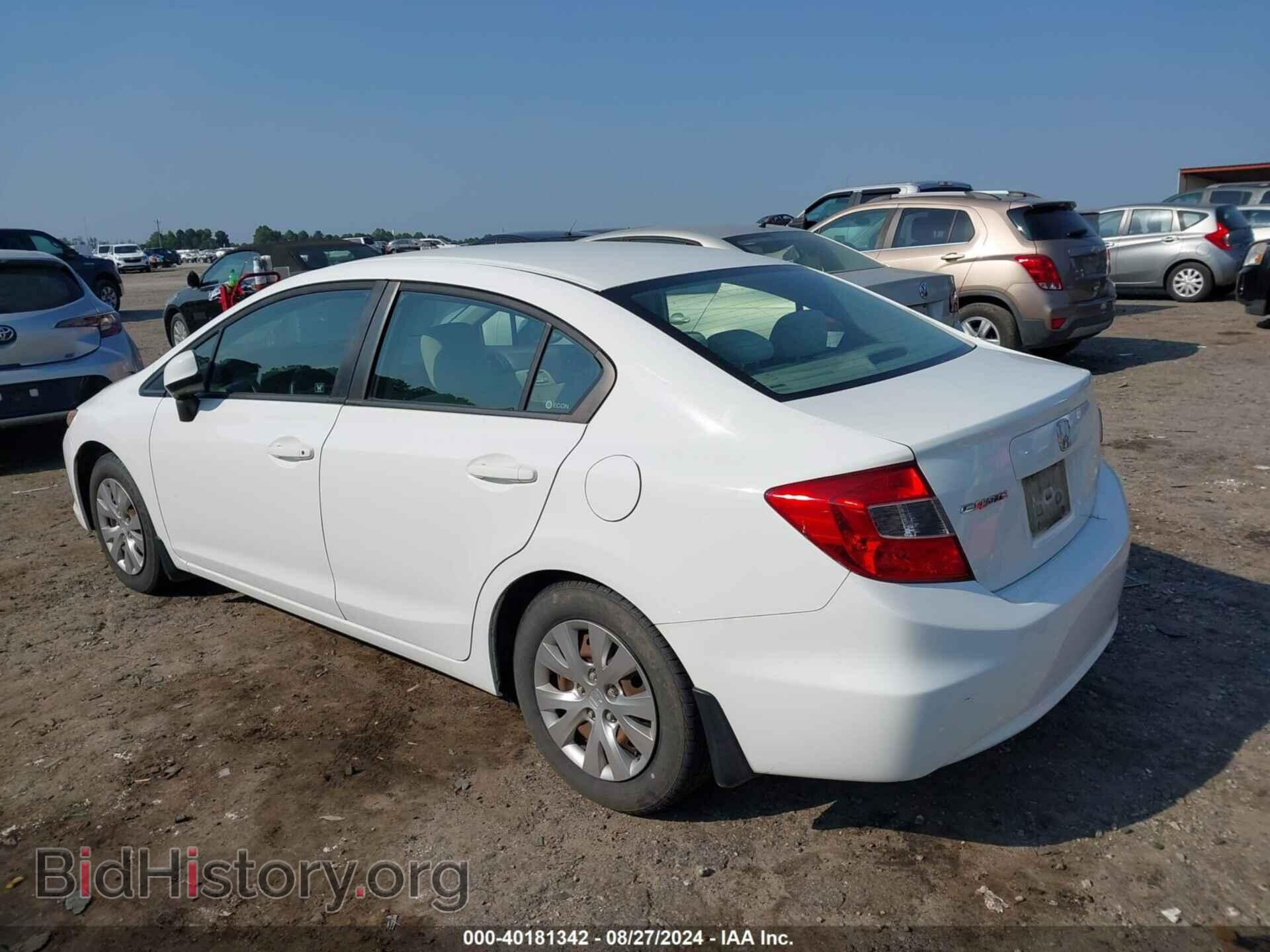 2012 HONDA CIVIC - VIN: 2HGFB2F59CH310409 - Фото 3