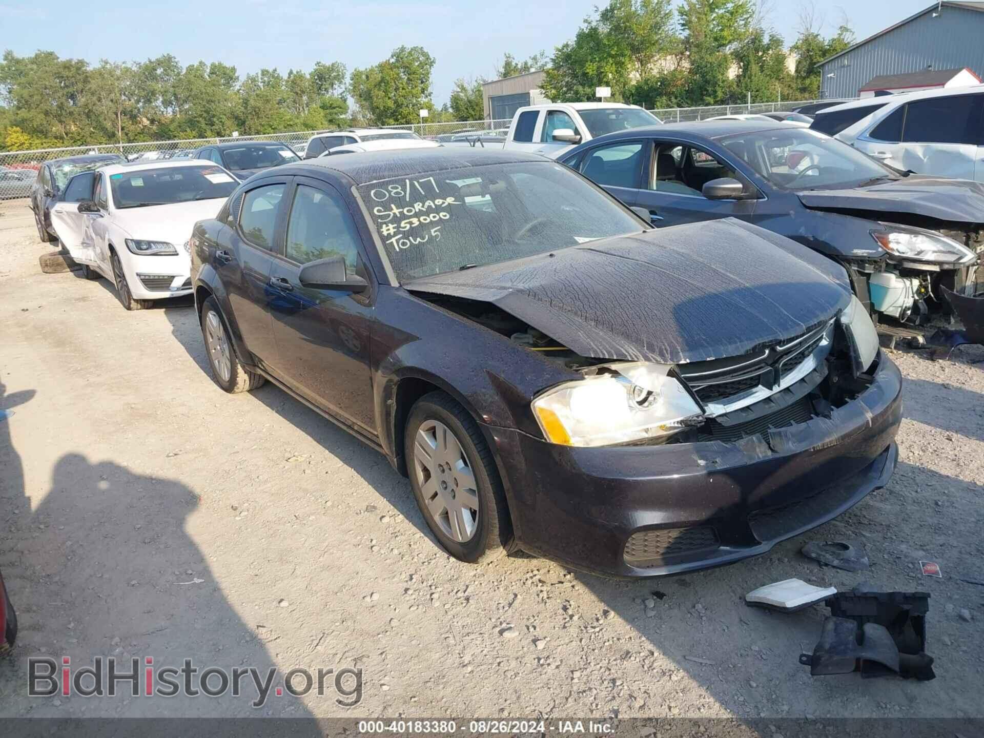 Photo 1C3CDZAB7CN170079 - DODGE AVENGER 2012