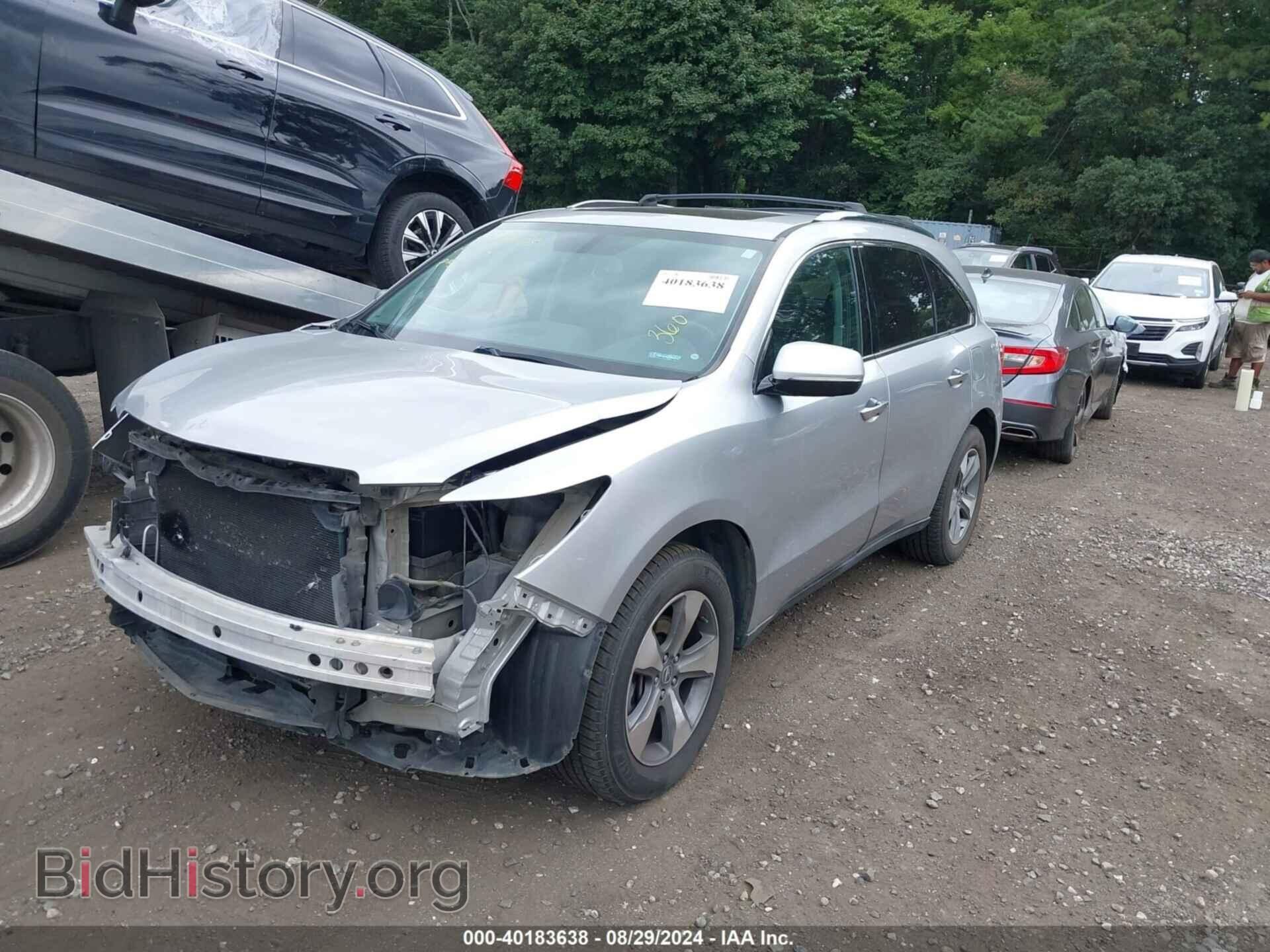 2014 ACURA MDX - VIN: 5FRYD3H25EB013106 - Фото 2