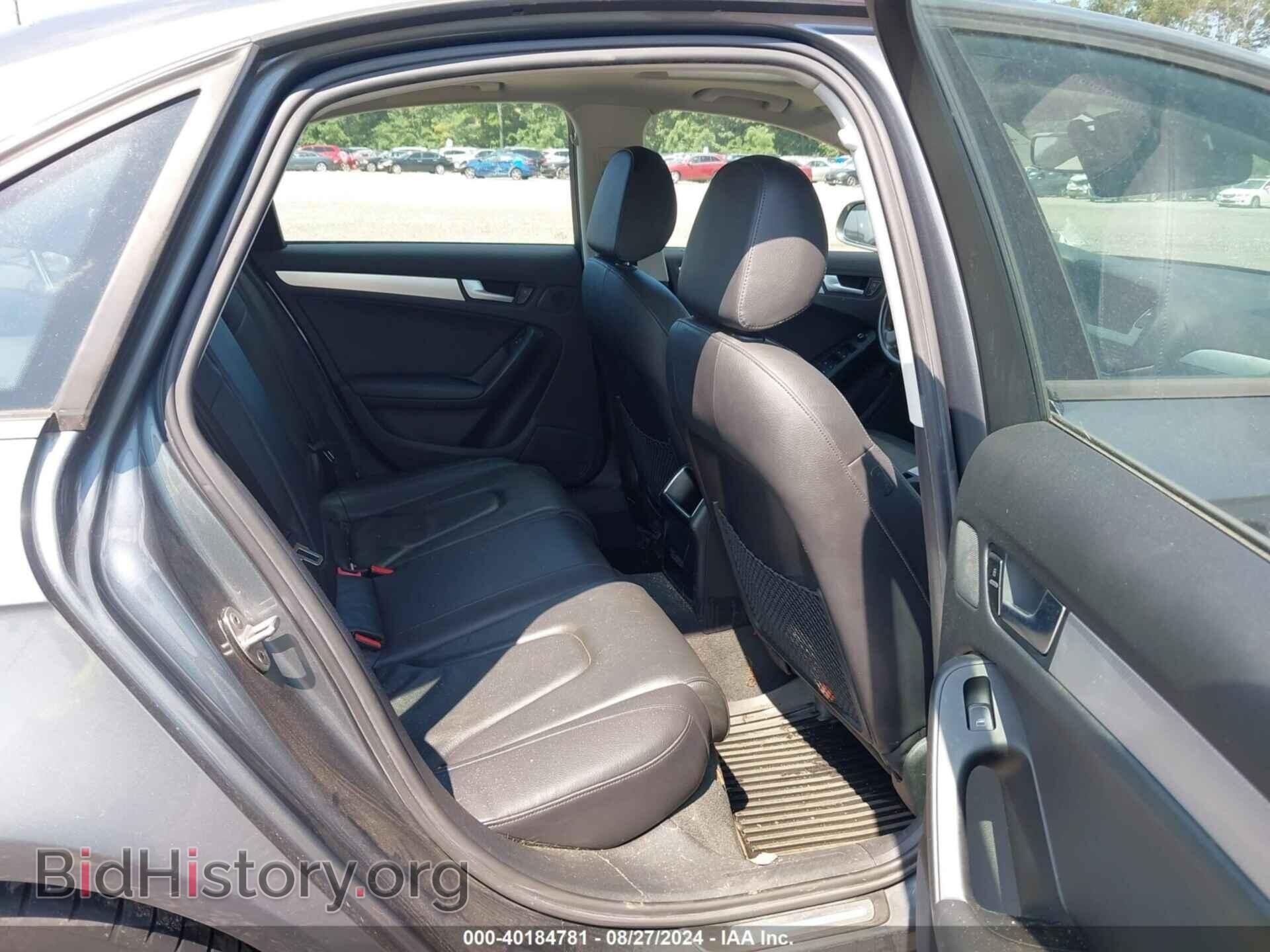 2012 AUDI A4 - VIN: WAUBFAFL3CN014316 - Фото 8