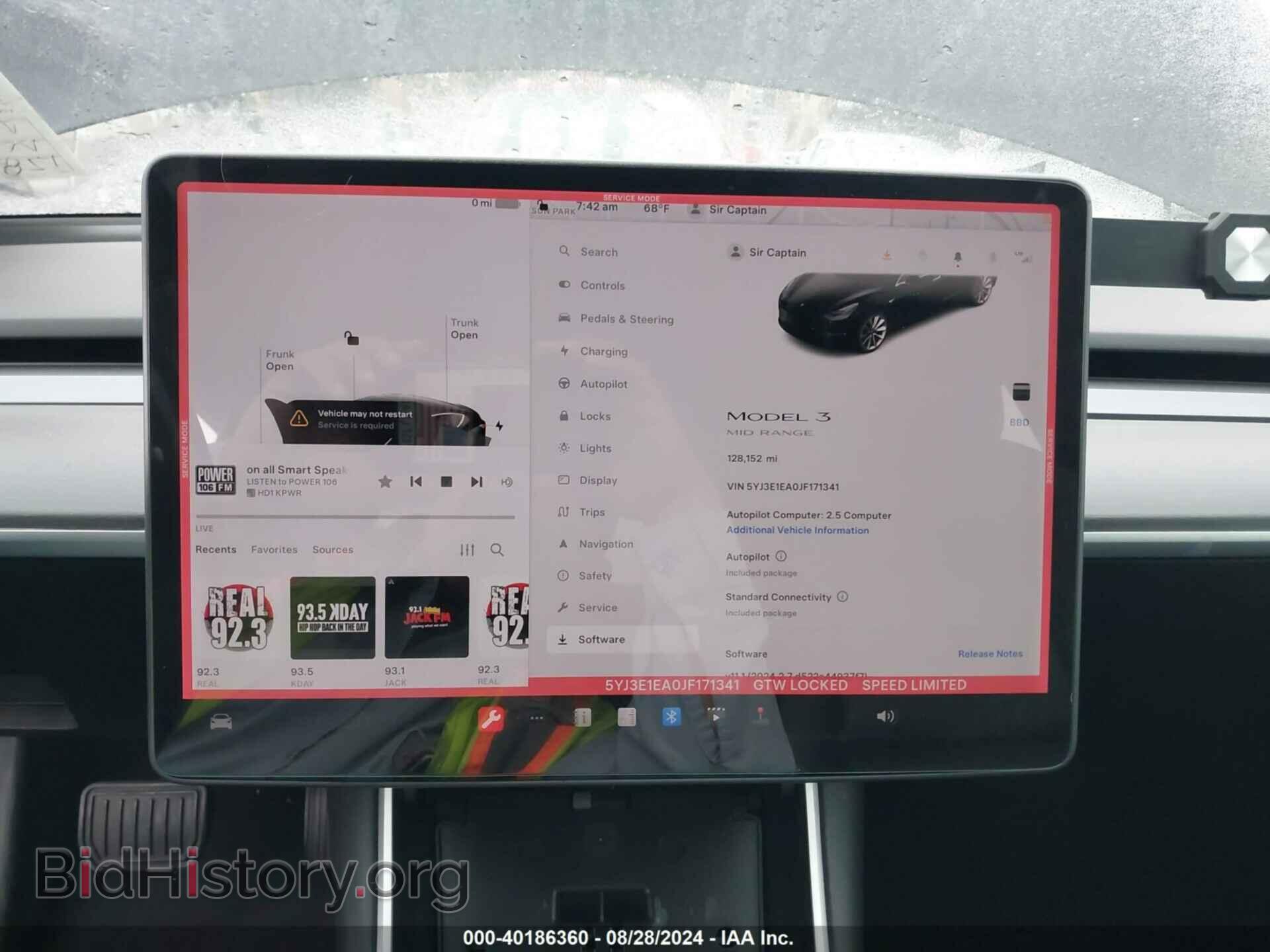 2018 TESLA MODEL 3 - VIN: 5YJ3E1EA0JF171341 - Фото 7