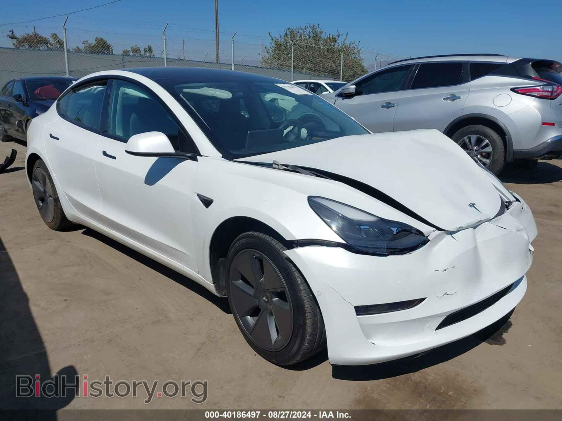 Photo 5YJ3E1EA3MF067690 - TESLA MODEL 3 2021