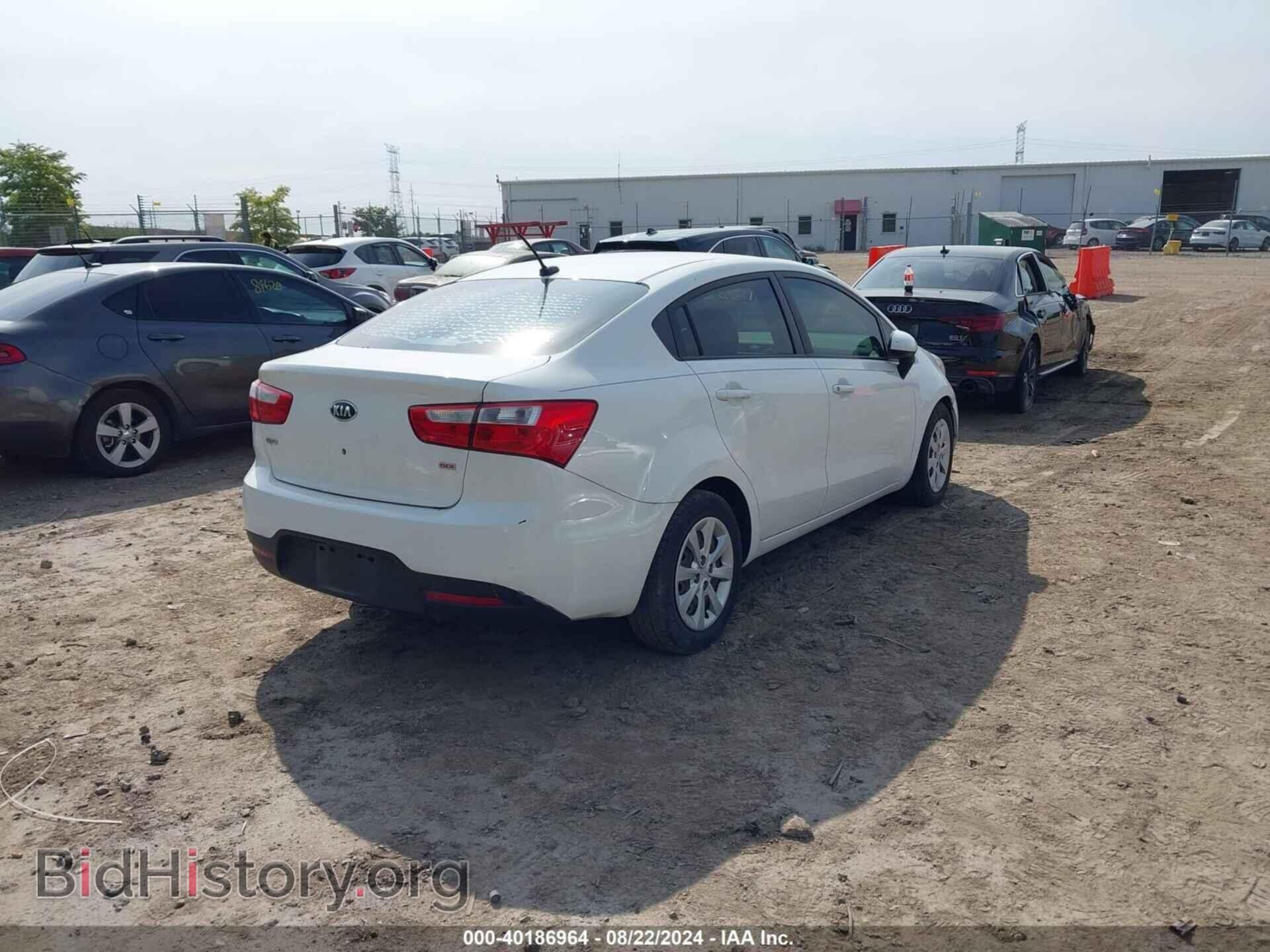 2015 KIA RIO - VIN: KNADM4A35F6453202 - Фото 4