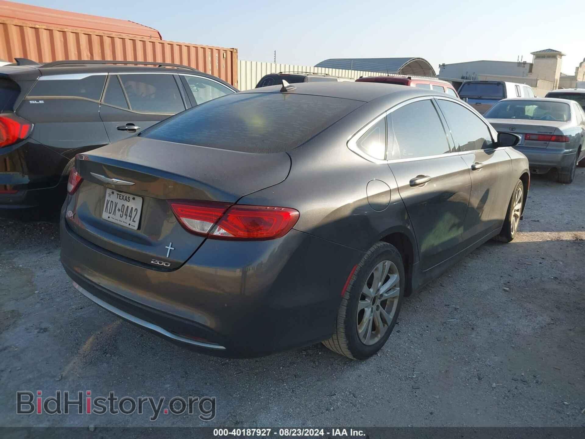 2015 CHRYSLER 200 - VIN: 1C3CCCAB2FN635436 - Фото 4