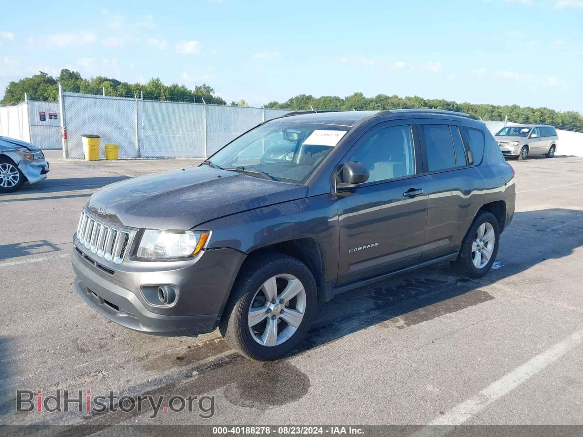 2016 JEEP COMPASS - VIN: 1C4NJDBB7GD778274 - Фото 2