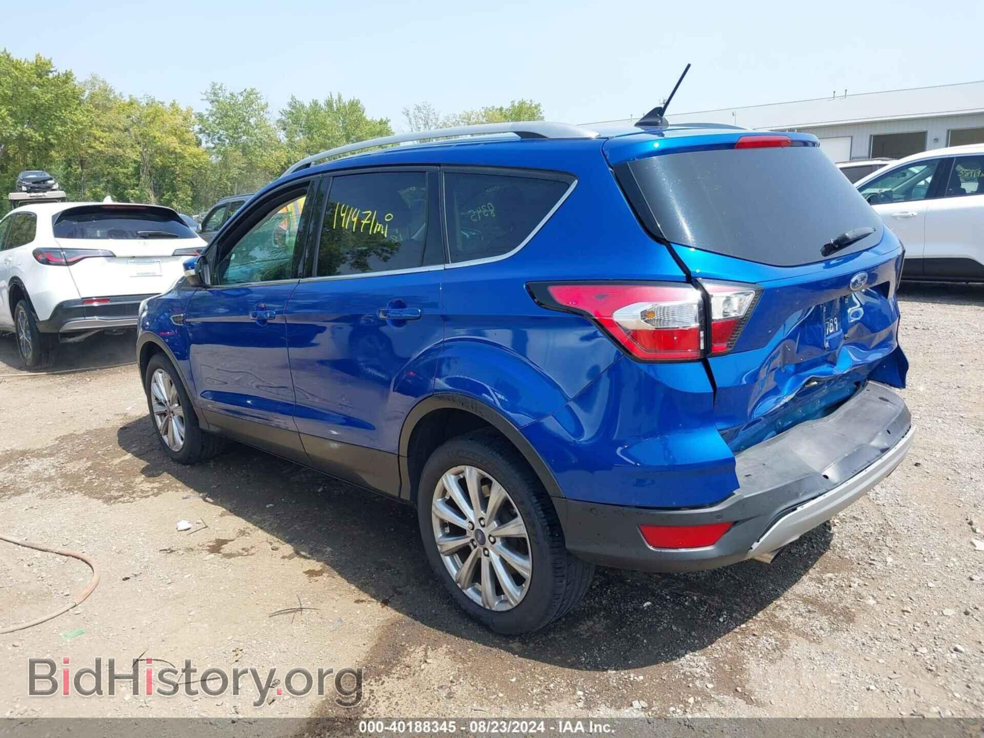 2018 FORD ESCAPE - VIN: 1FMCU9J96JUA12789 - Фото 3