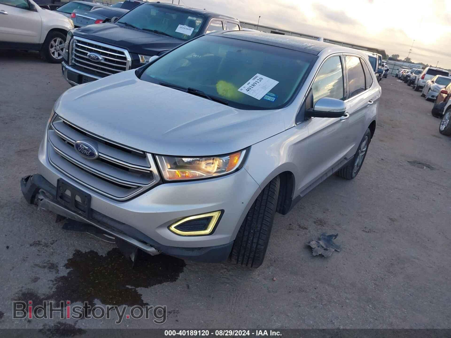 2015 FORD EDGE - VIN: 2FMTK3K86FBB12395 - Фото 2