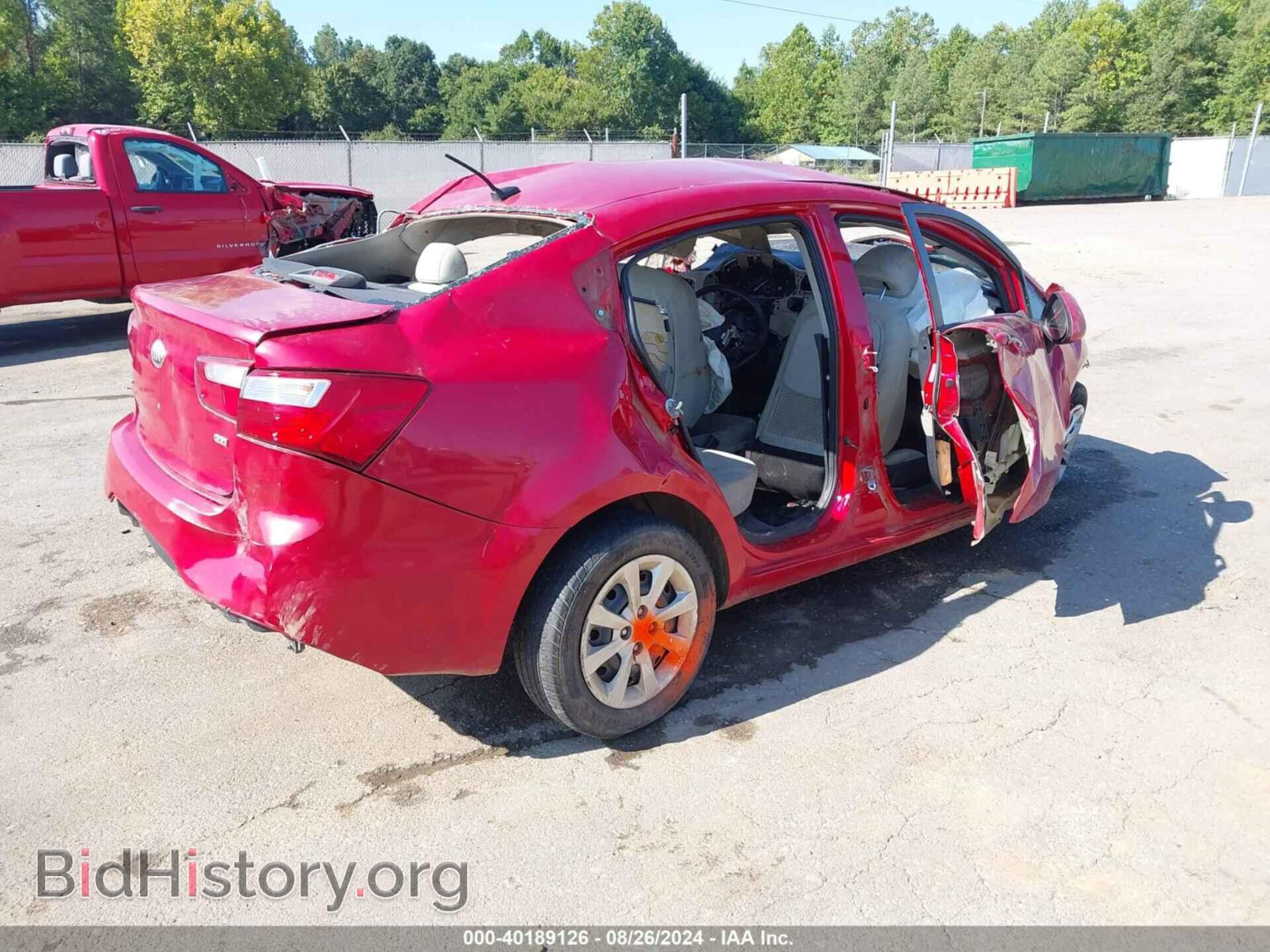 2013 KIA RIO - VIN: KNADM4A39D6230531 - Фото 4