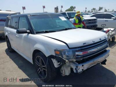 2014 Ford FLEX SEL, white — VIN 2FMGK5C86EBD30461, IAAI