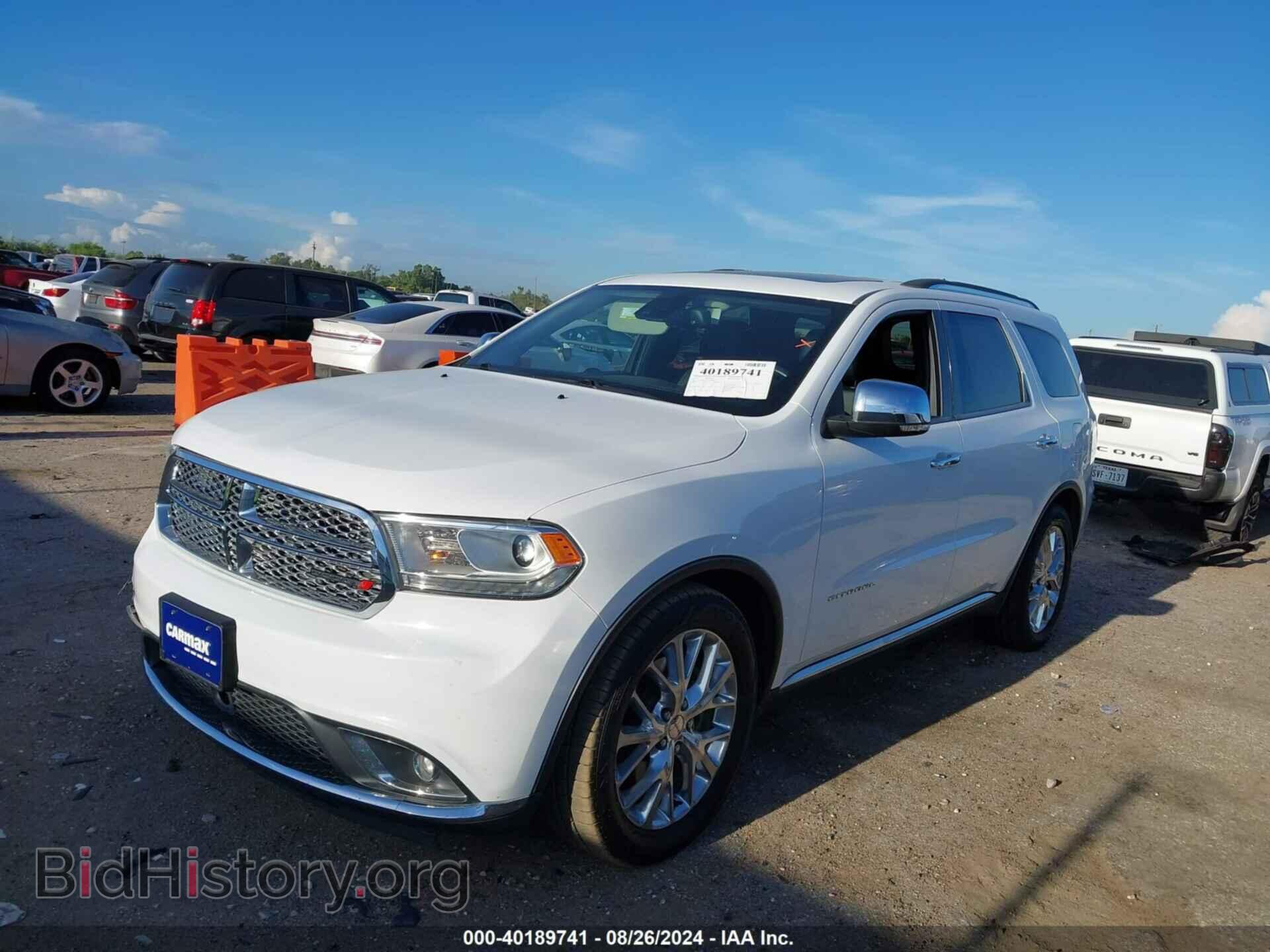 2014 DODGE DURANGO - VIN: 1C4RDHEG7EC592096 - Photo 2
