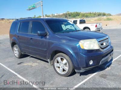 2009 Honda PILOT EX, blue — VIN 5FNYF38499B022278, IAAI