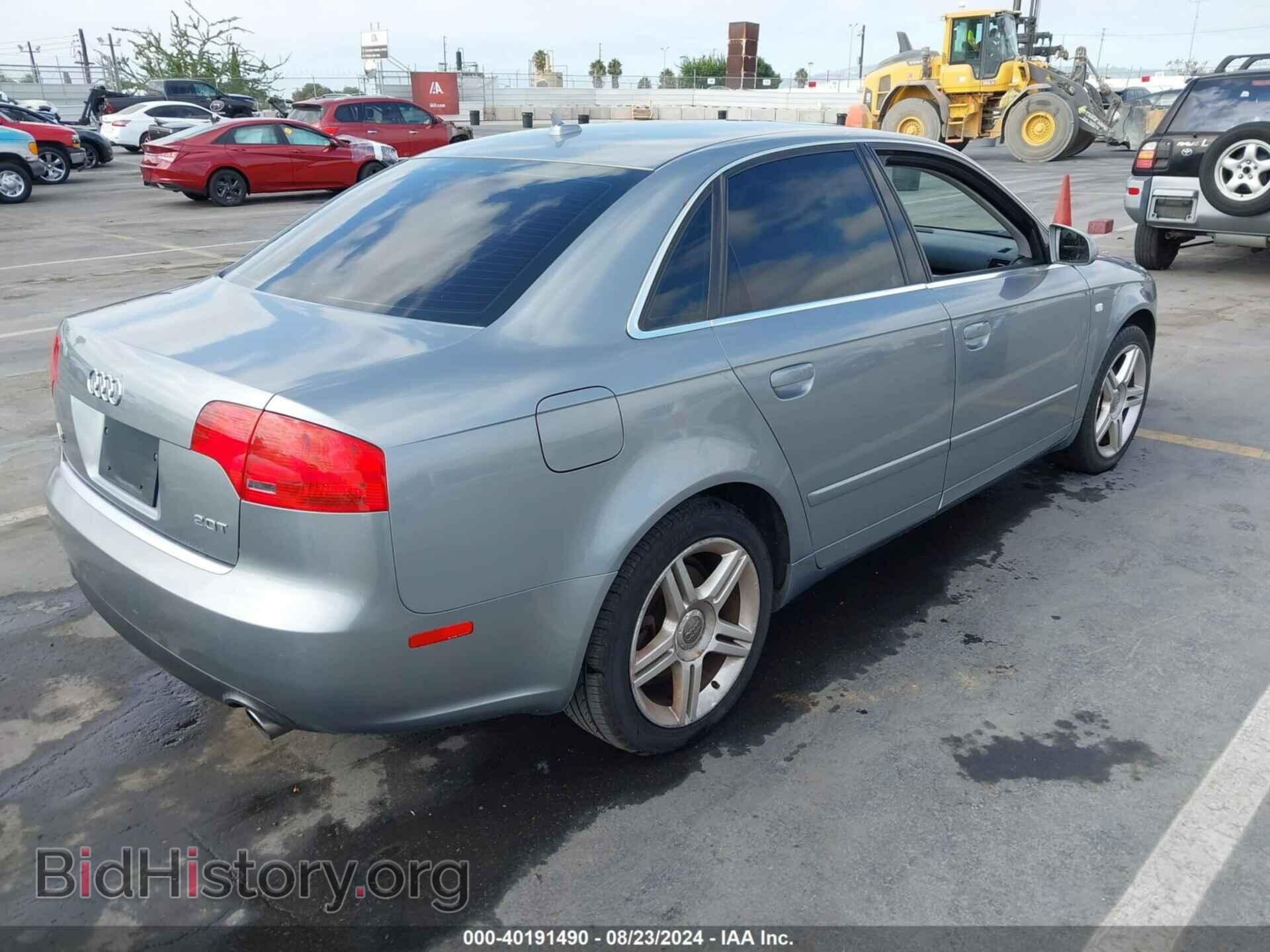 2007 AUDI A4 - VIN: WAUAF78E17A214539 - Фото 4