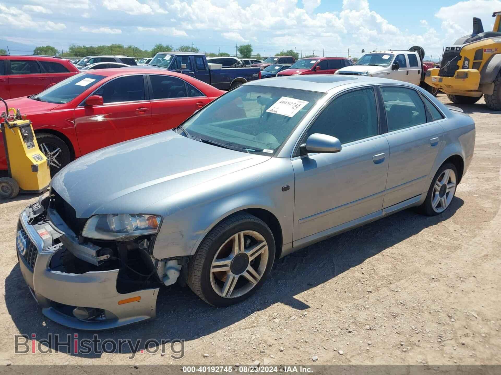 2008 AUDI A4 - VIN: WAUDF78E58A057127 - Фото 2