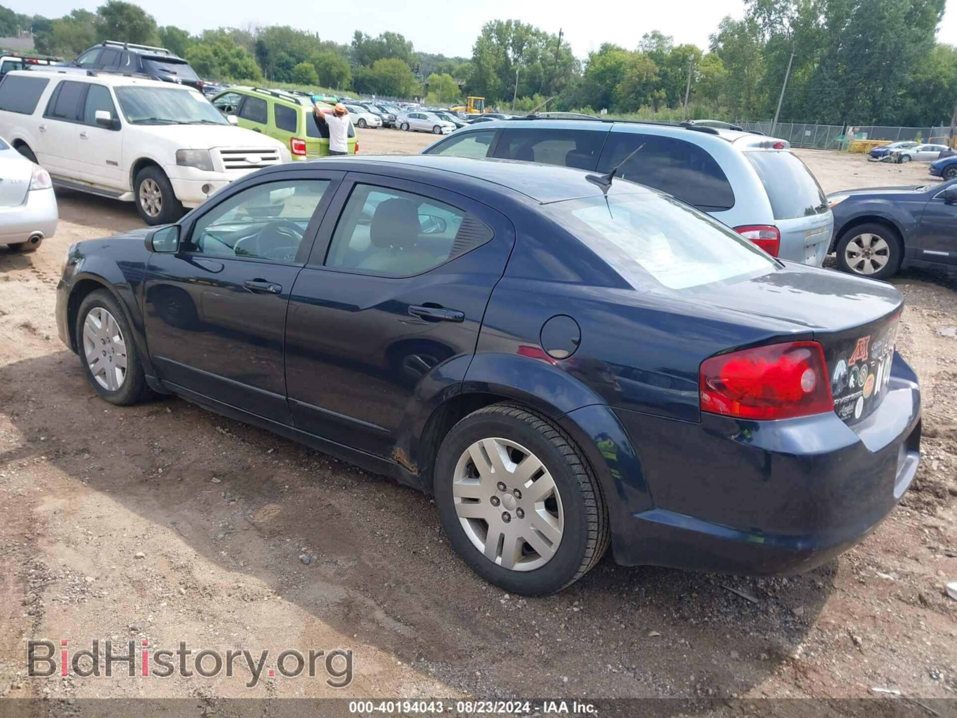 2012 DODGE AVENGER - VIN: 1C3CDZAG4CN258907 - Фото 3