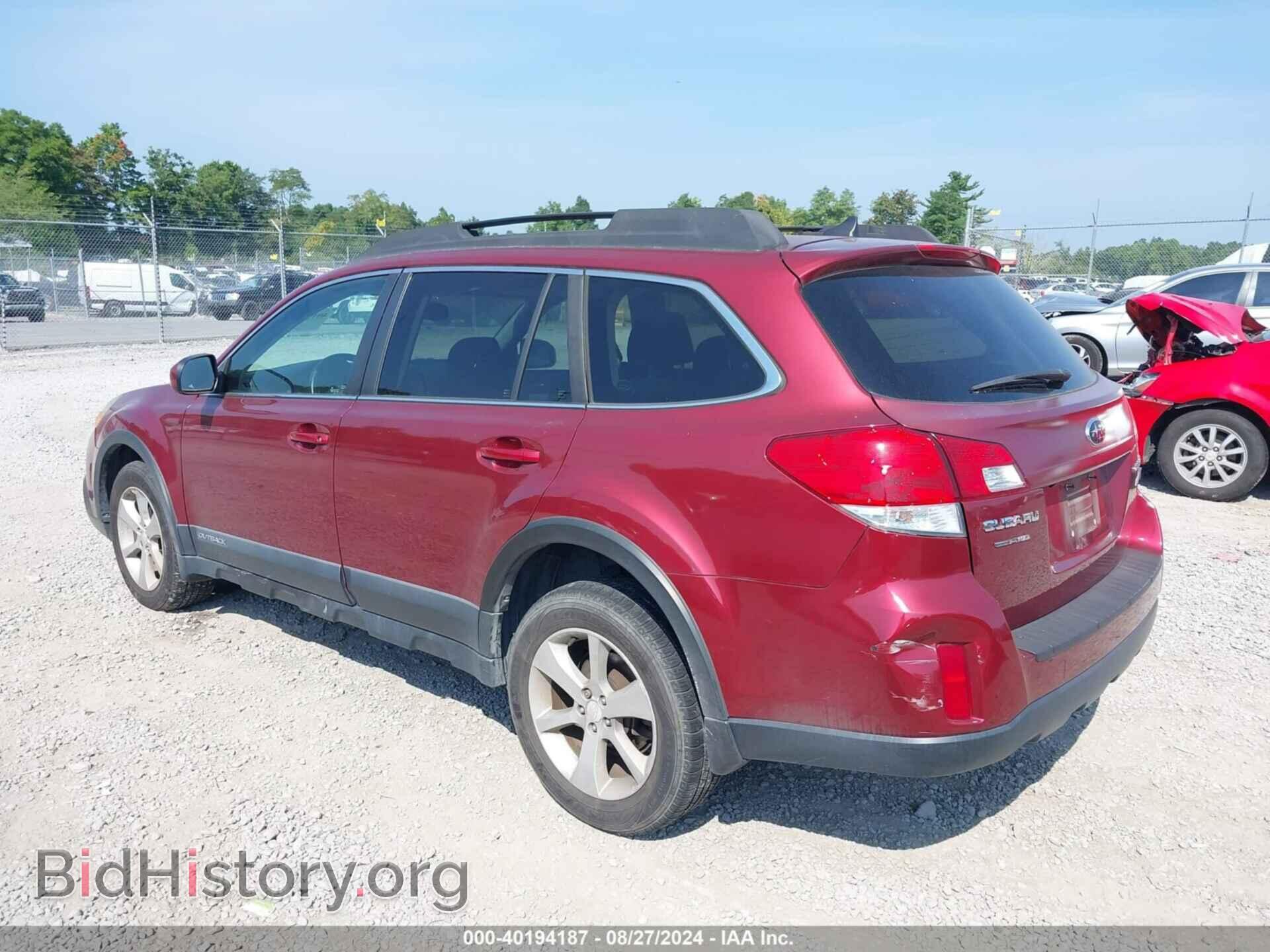 2014 SUBARU OUTBACK - VIN: 4S4BRBDC7E3207291 - Фото 3