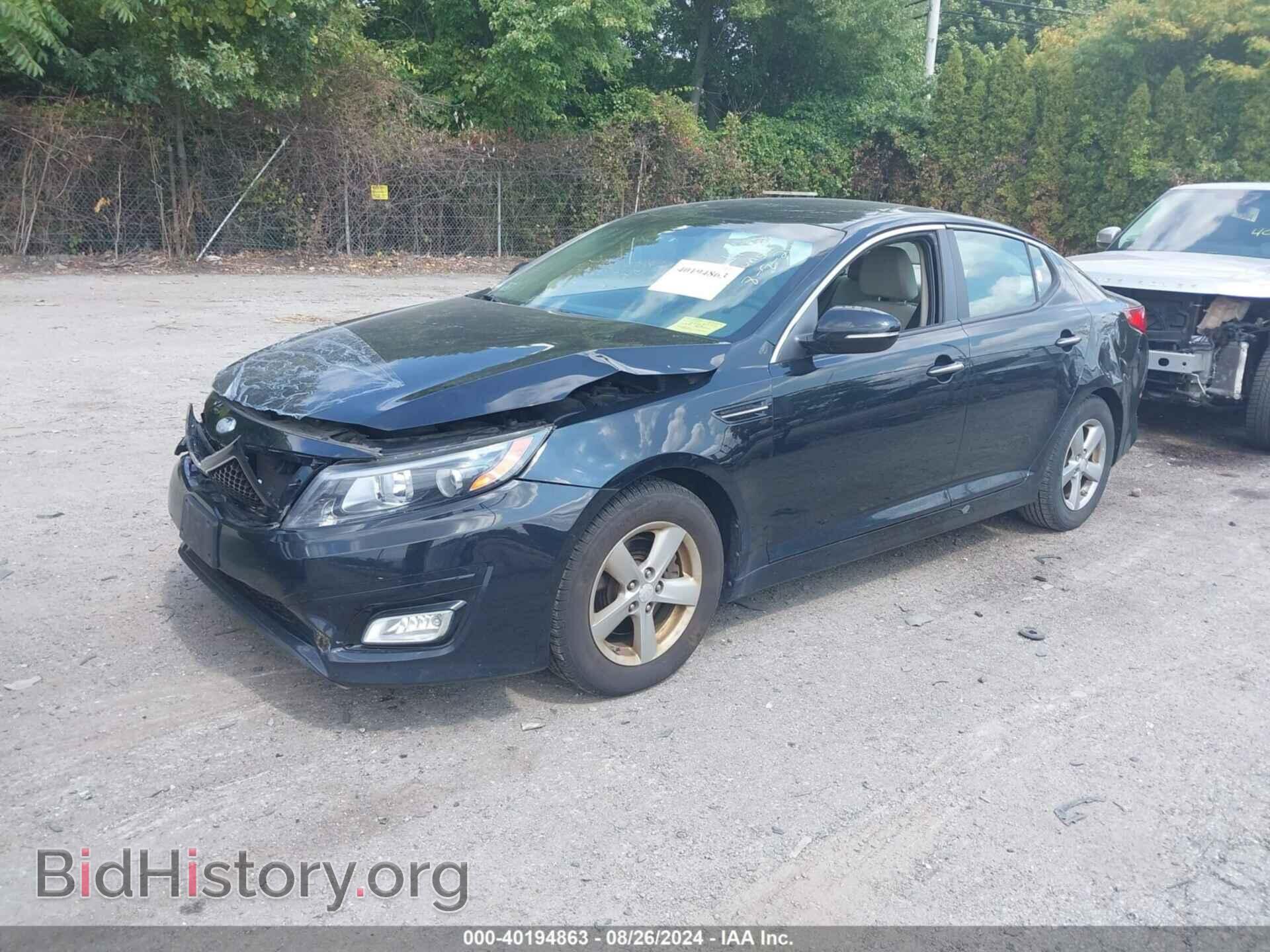 2014 KIA OPTIMA - VIN: 5XXGM4A72EG304734 - Фото 2