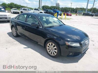 2012 Audi A4 2.0T Premium, black — VIN WAUAFAFLXCN012526, IAAI