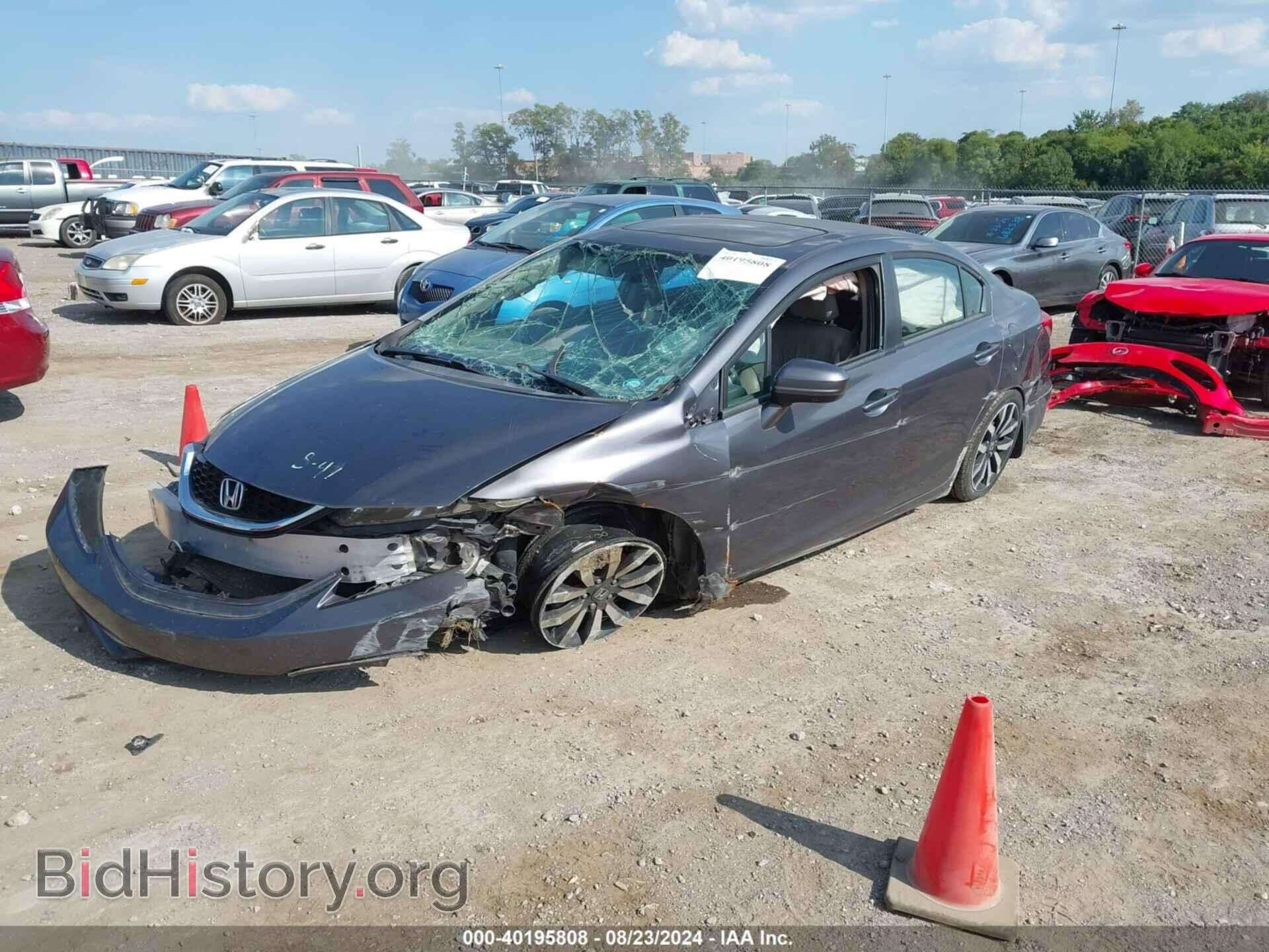 2015 HONDA CIVIC - VIN: 2HGFB2F95FH544232 - Фото 2