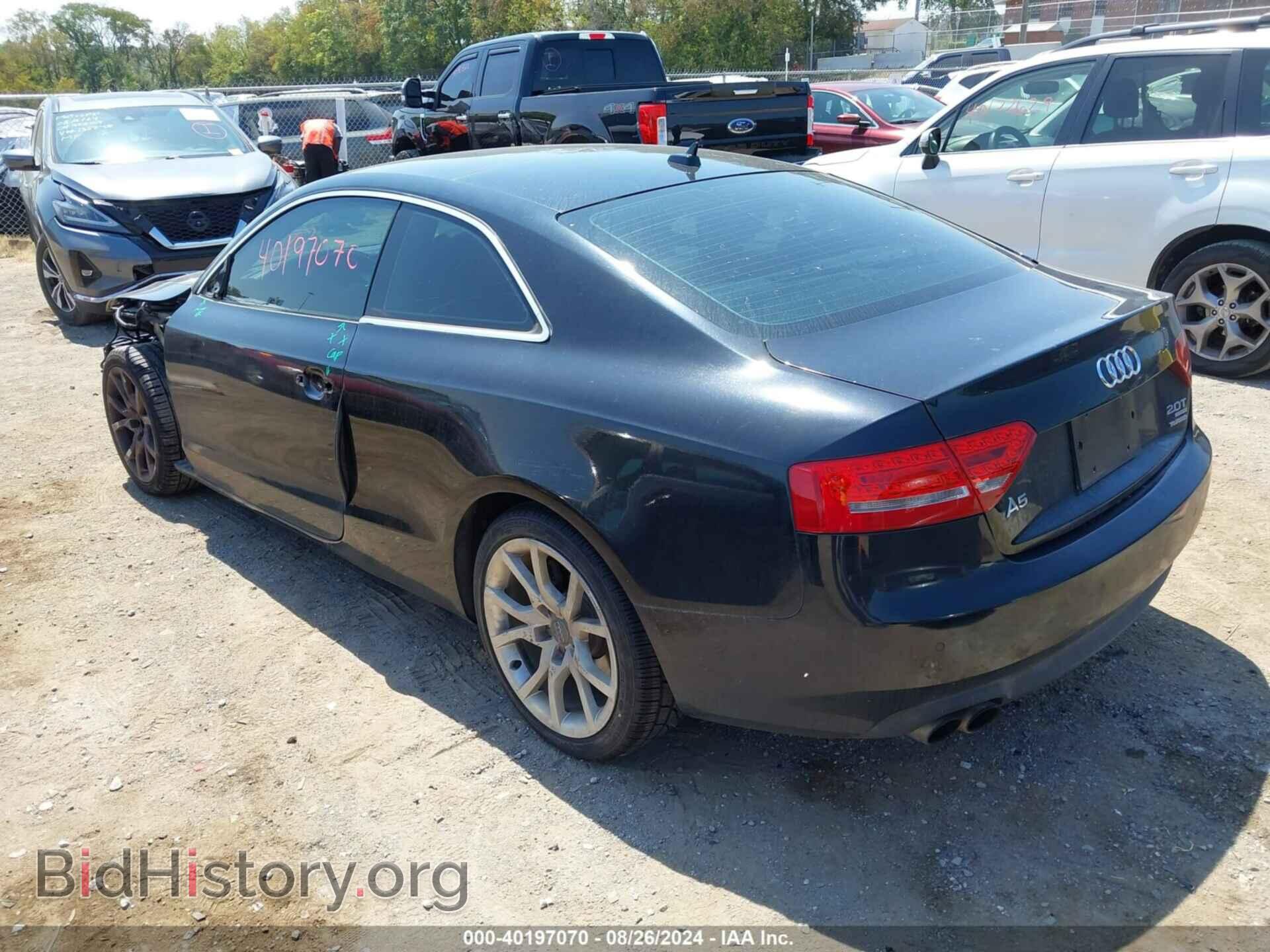 2012 AUDI A5 - VIN: WAULFAFR5CA029237 - Фото 3