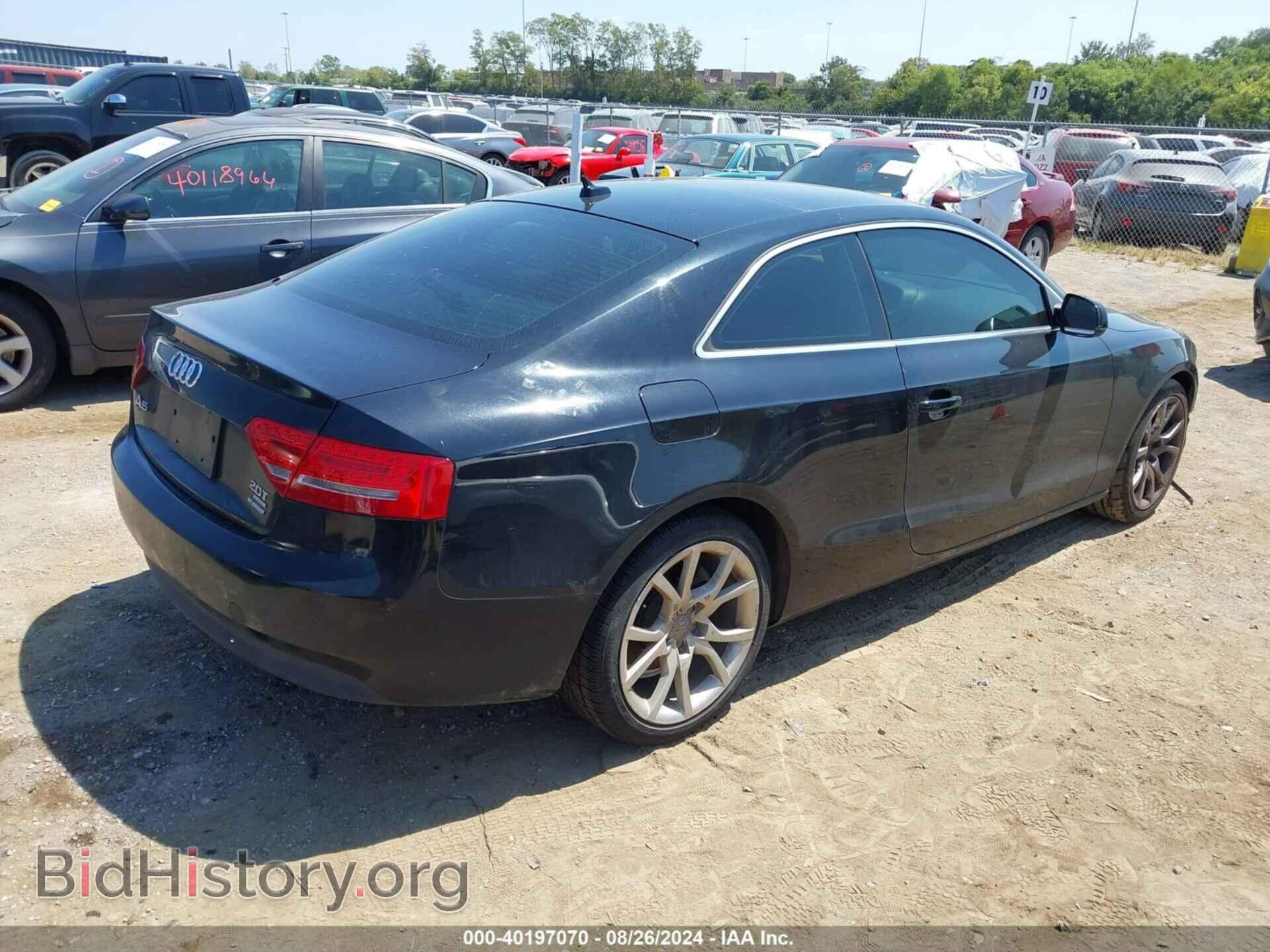 2012 AUDI A5 - VIN: WAULFAFR5CA029237 - Фото 4