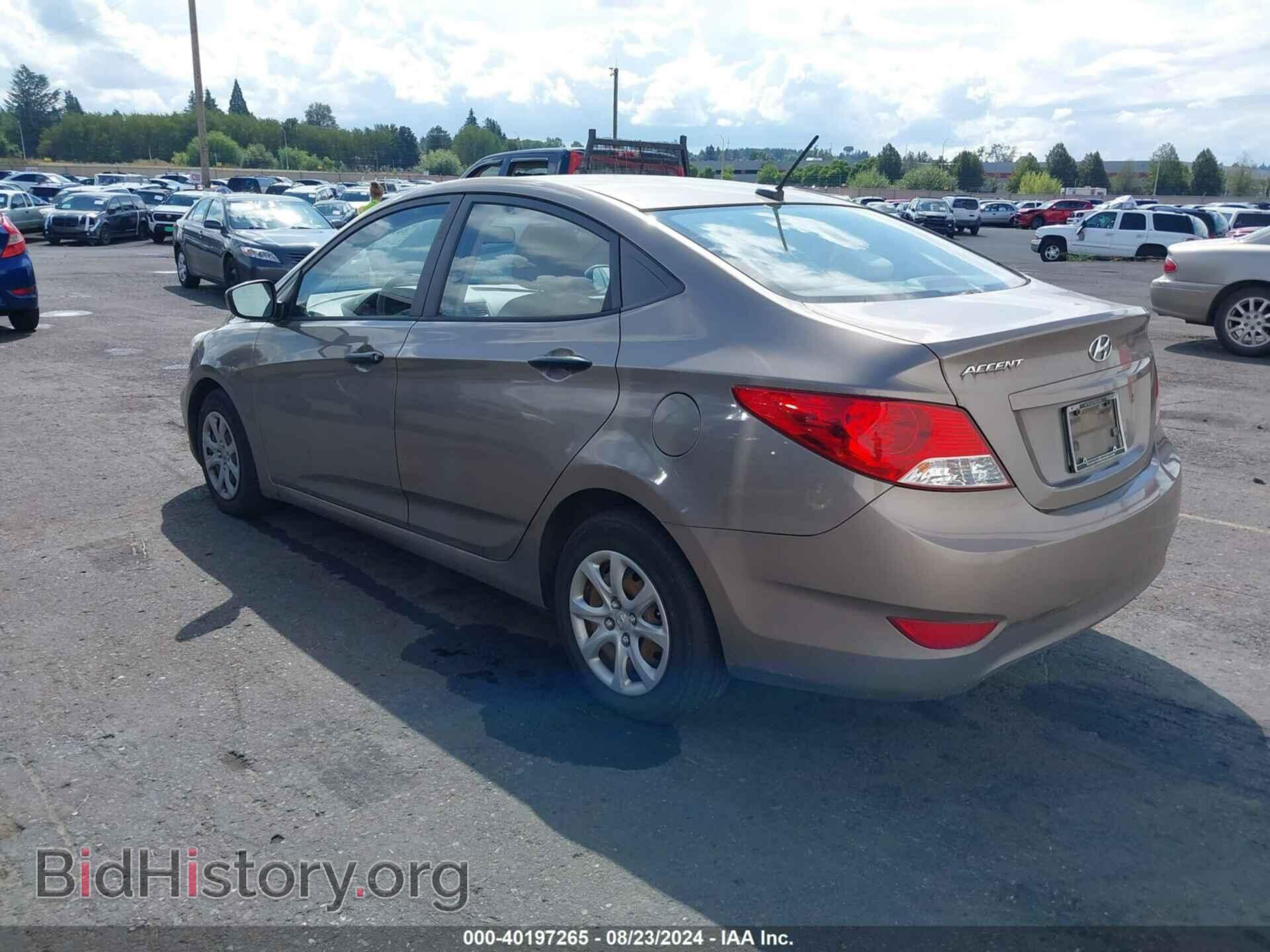 2012 HYUNDAI ACCENT - VIN: KMHCT4AE9CU074564 - Фото 3