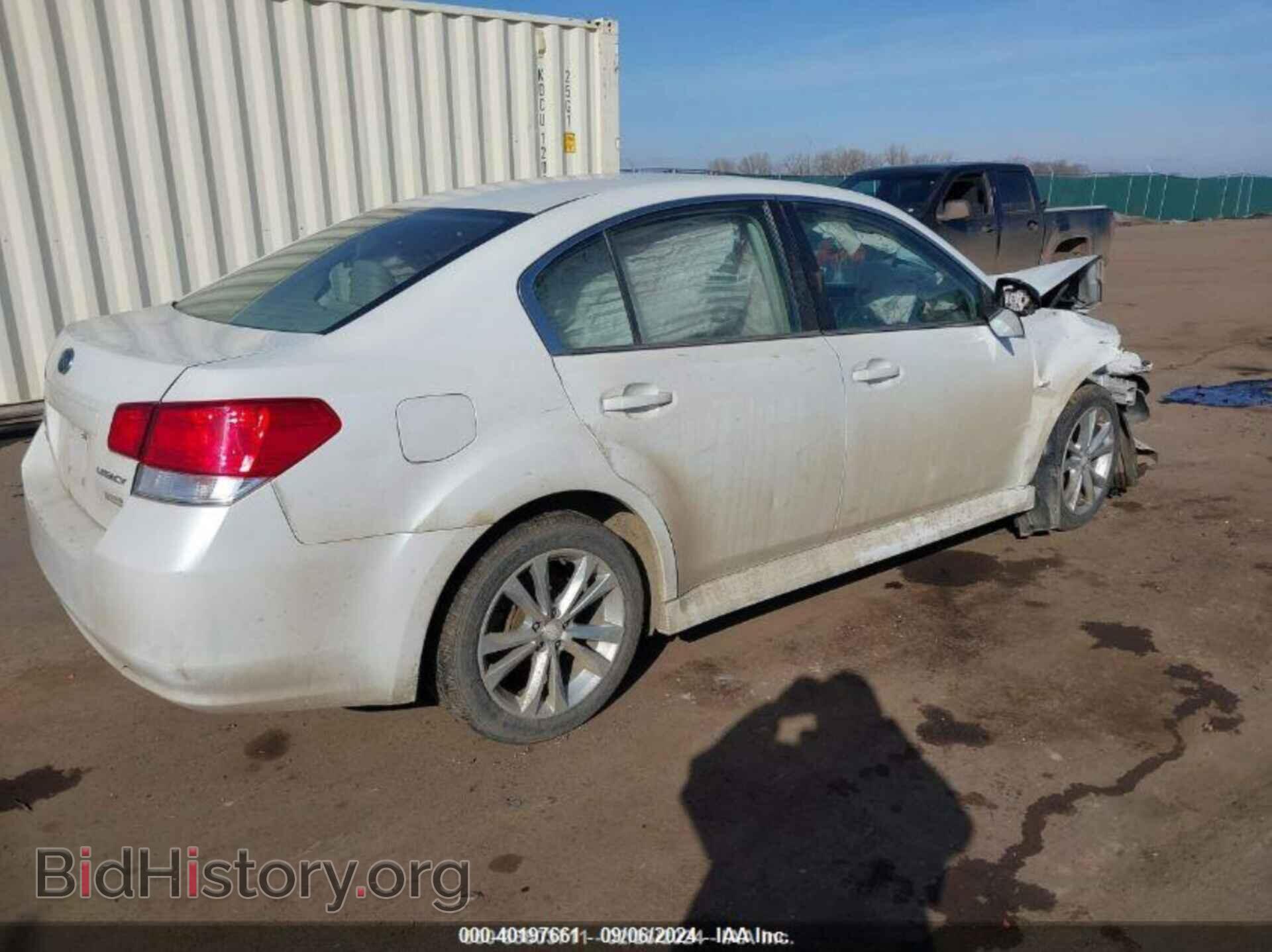 2013 SUBARU LEGACY - VIN: 4S3BMBC67D3044235 - Фото 4