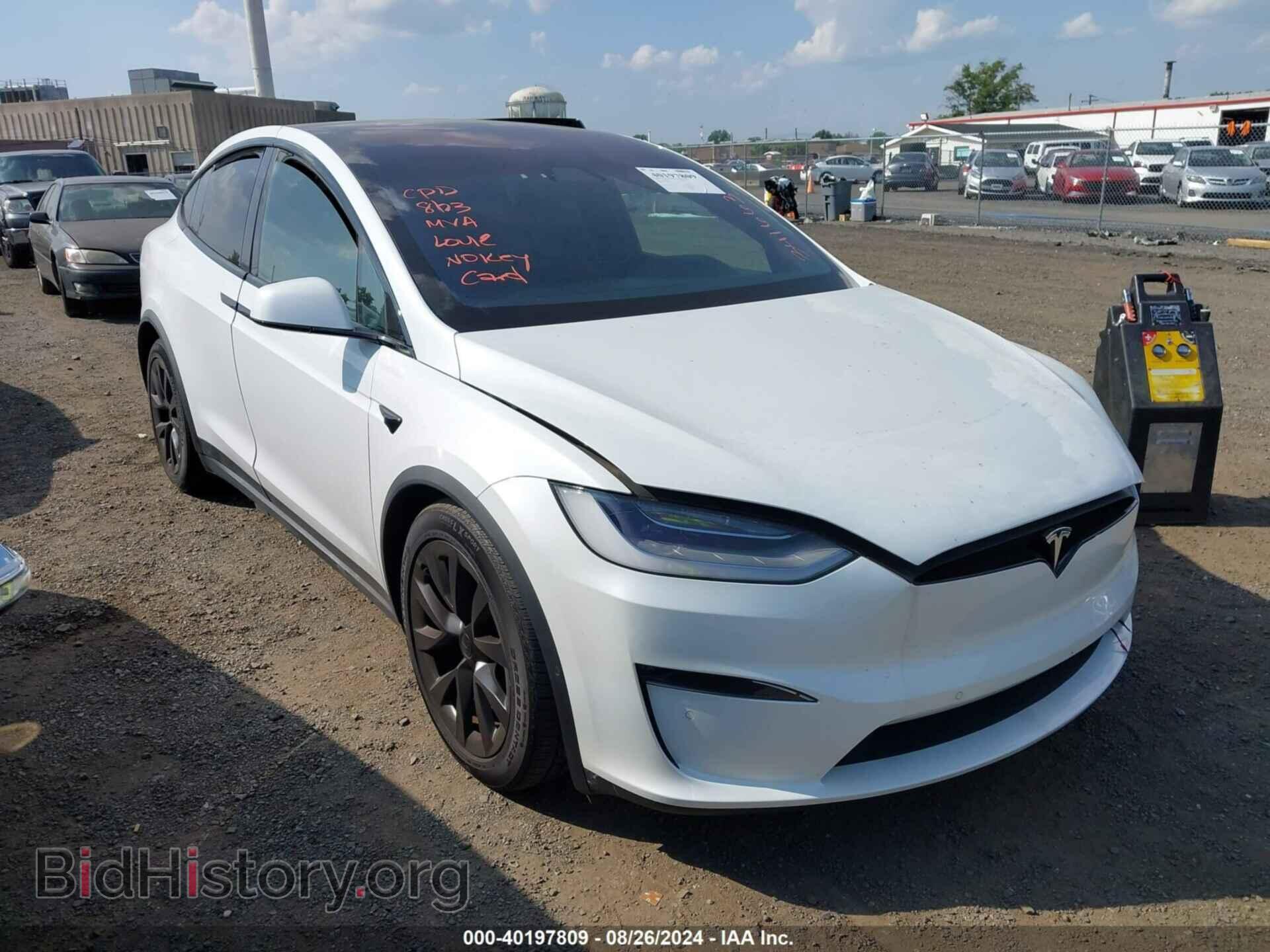 Photo 7SAXCDE51NF341663 - TESLA MODEL X 2022
