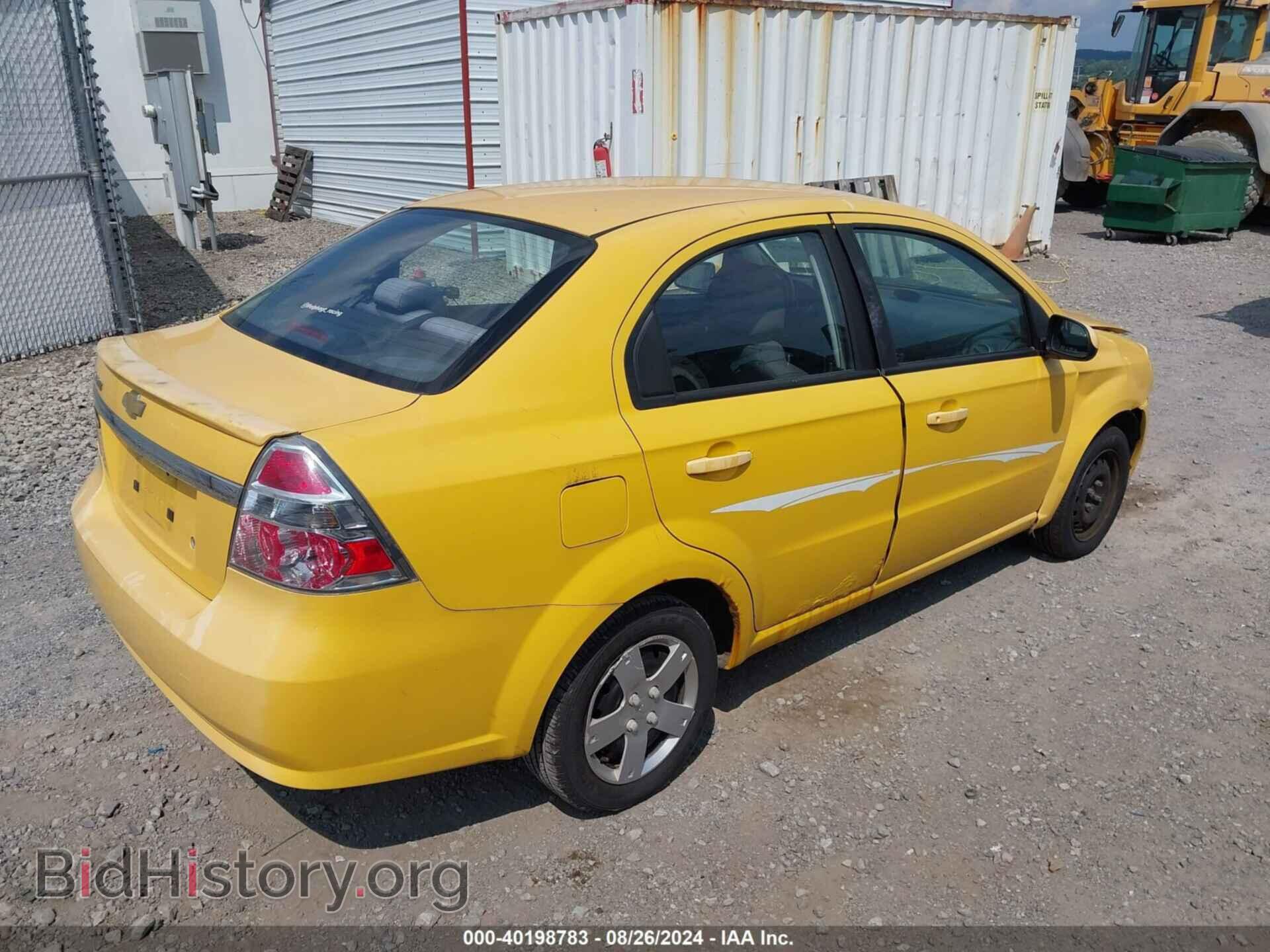 2011 CHEVROLET AVEO - VIN: KL1TD5DE6BB130822 - Фото 4