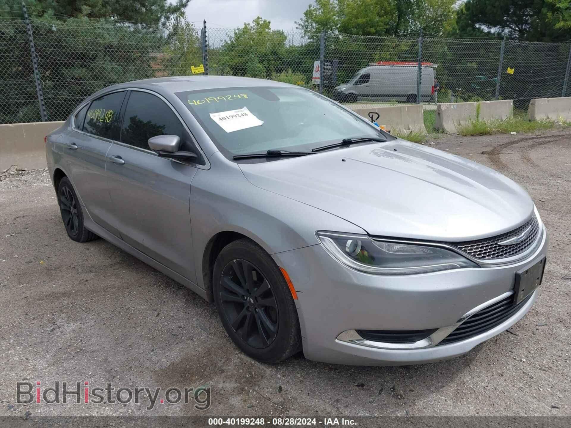 Фотография 1C3CCCAB9FN594562 - CHRYSLER 200 2015
