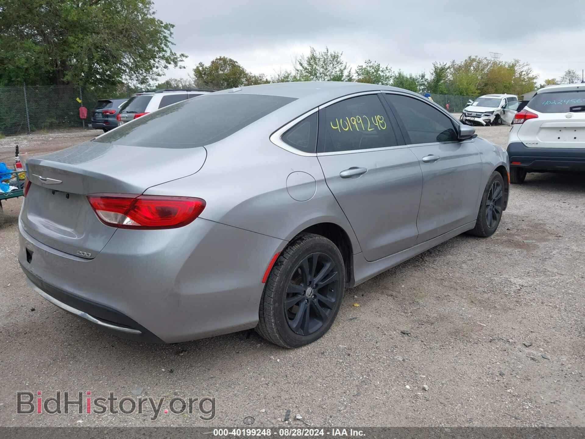 2015 CHRYSLER 200 - VIN: 1C3CCCAB9FN594562 - Фото 4