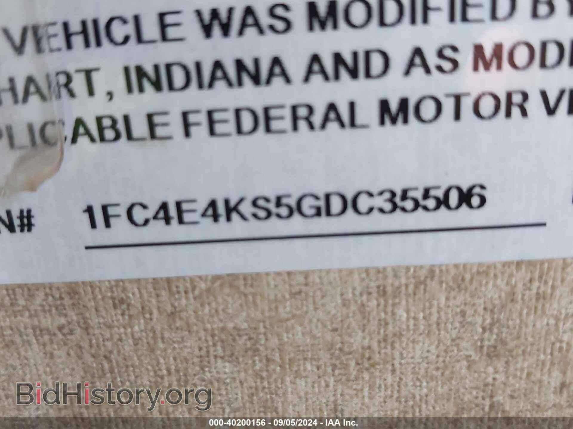 2016 FORD ECONOLINE - VIN: 1FC4E4KS5GDC35506 - Photo 8