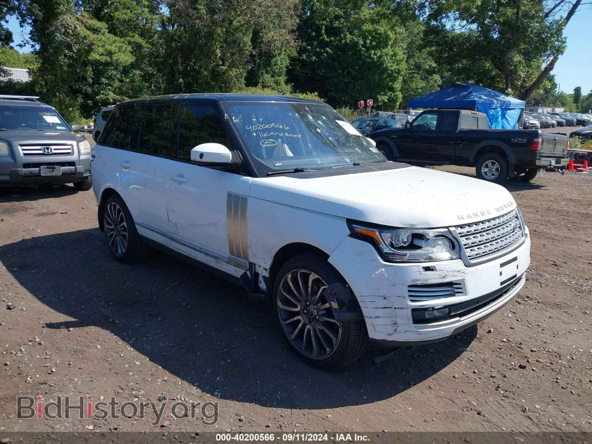 Фотография SALGS2KF5GA258369 - LAND ROVER RANGE ROVER 2016