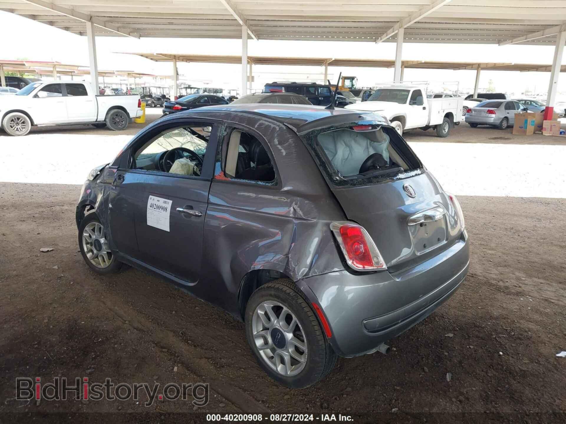2012 FIAT 500 - VIN: 3C3CFFAR4CT117068 - Фото 3