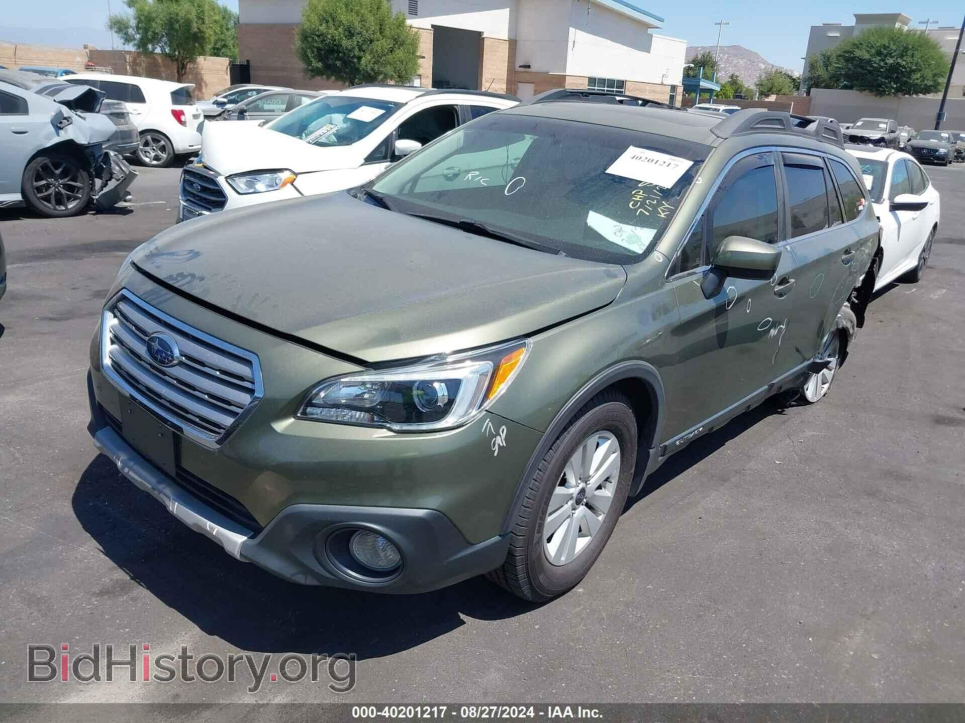 2016 SUBARU OUTBACK - VIN: 4S4BSADC3G3275086 - Фото 2