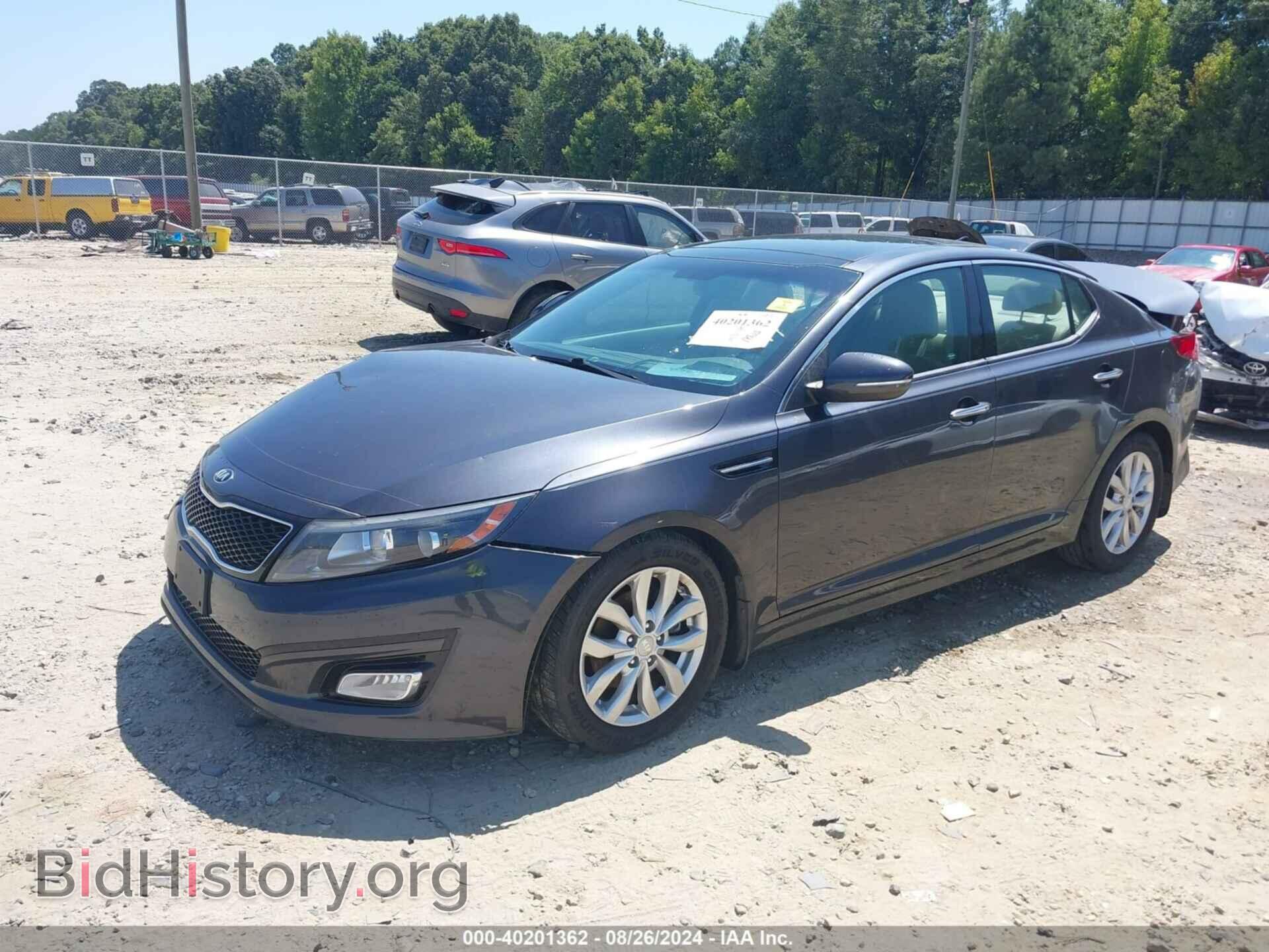 2015 KIA OPTIMA - VIN: 5XXGN4A73FG454477 - Фото 2