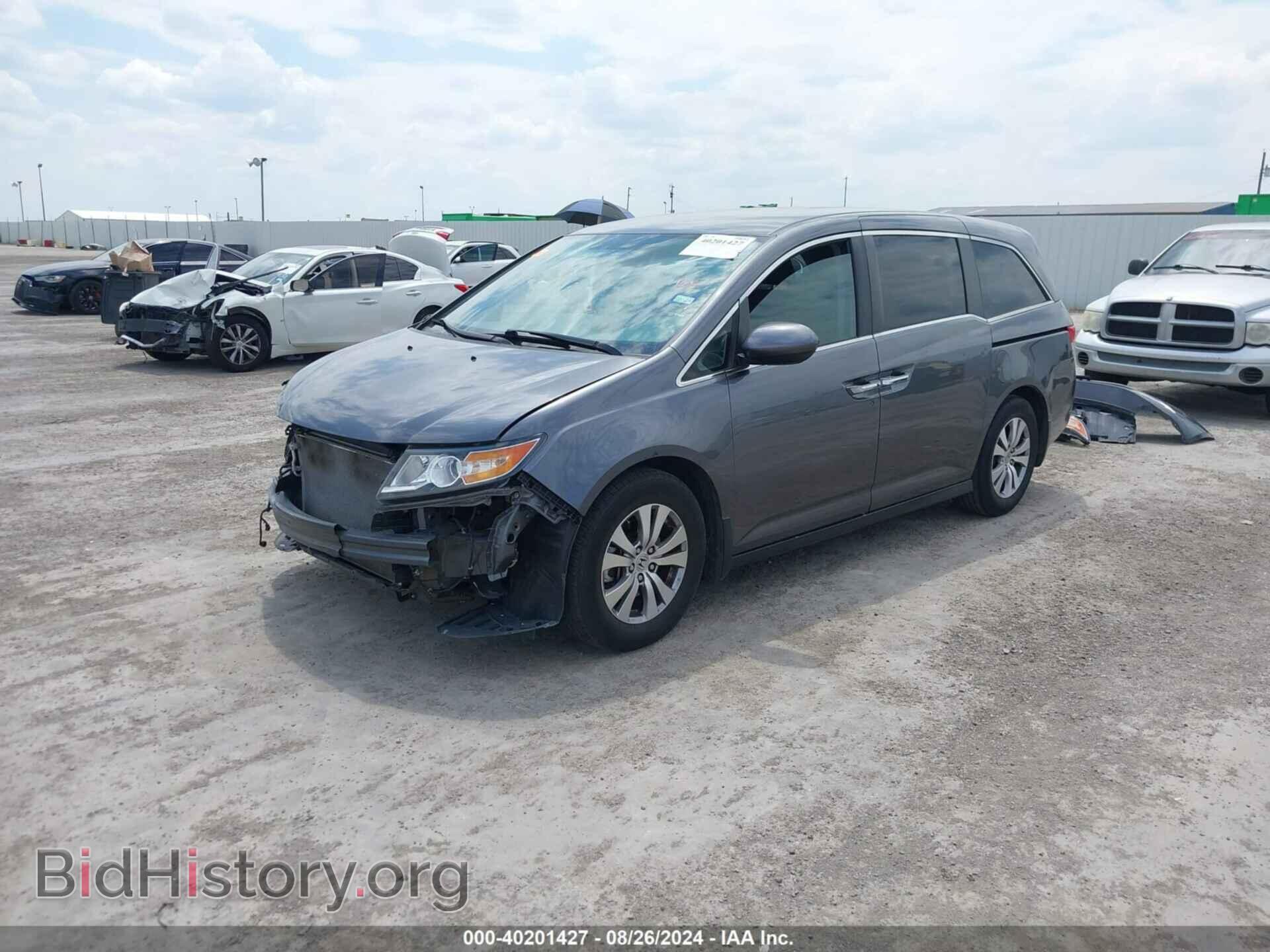 2014 HONDA ODYSSEY - VIN: 5FNRL5H43EB054744 - Фото 2