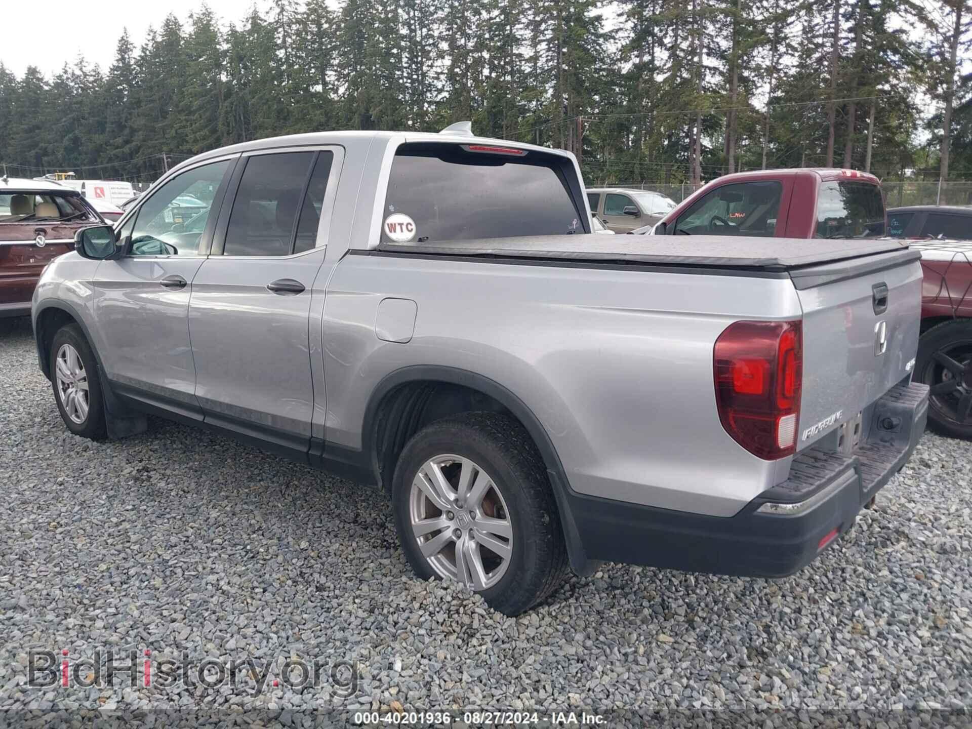 2017 HONDA RIDGELINE - VIN: 5FPYK3F29HB020081 - Фото 3